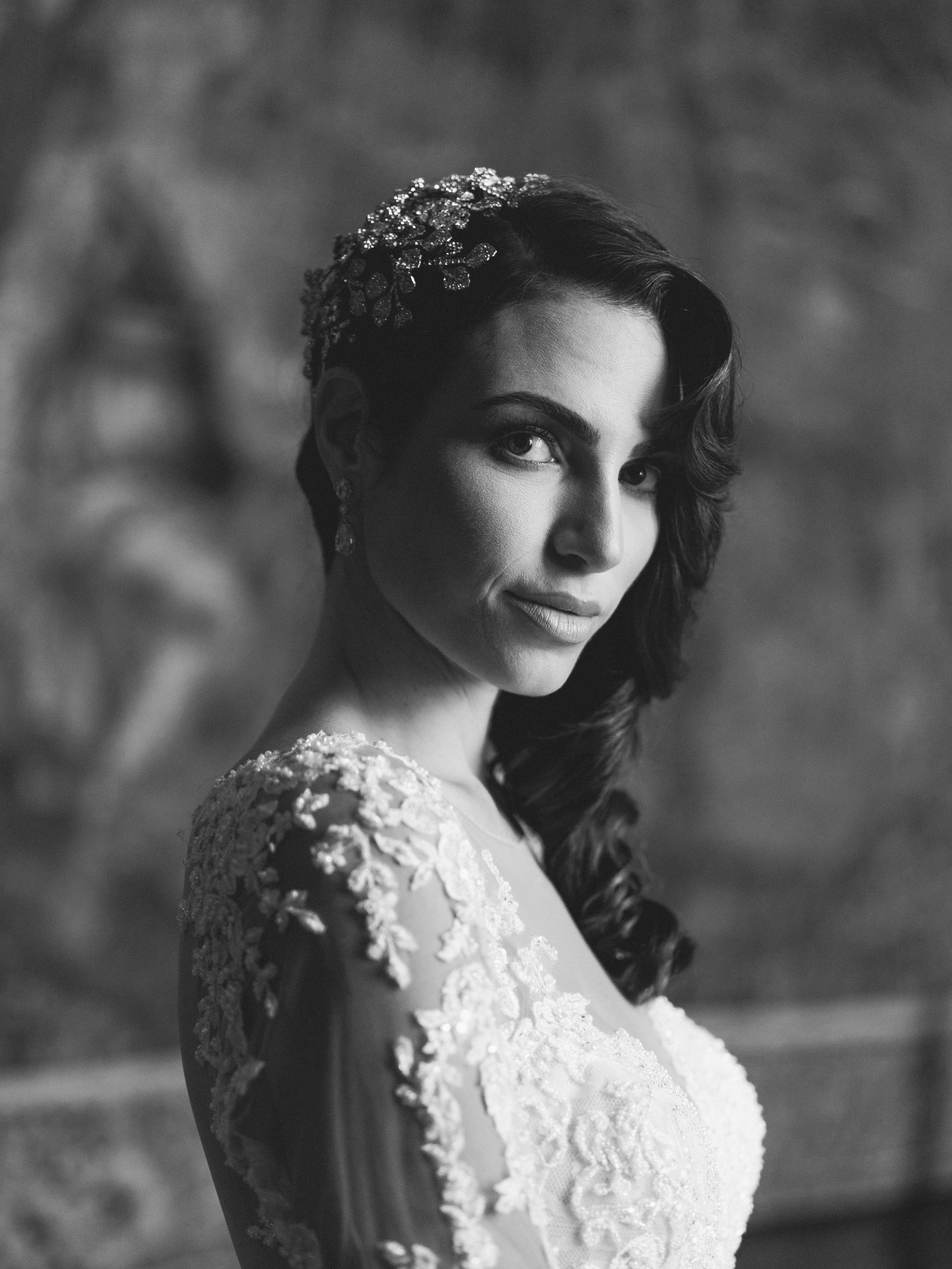 ELODIE Simulated Diamond Bridal Headpiece - Elegant Wedding Hair Accessory for Brides, Bridesmaids & Special Occasions