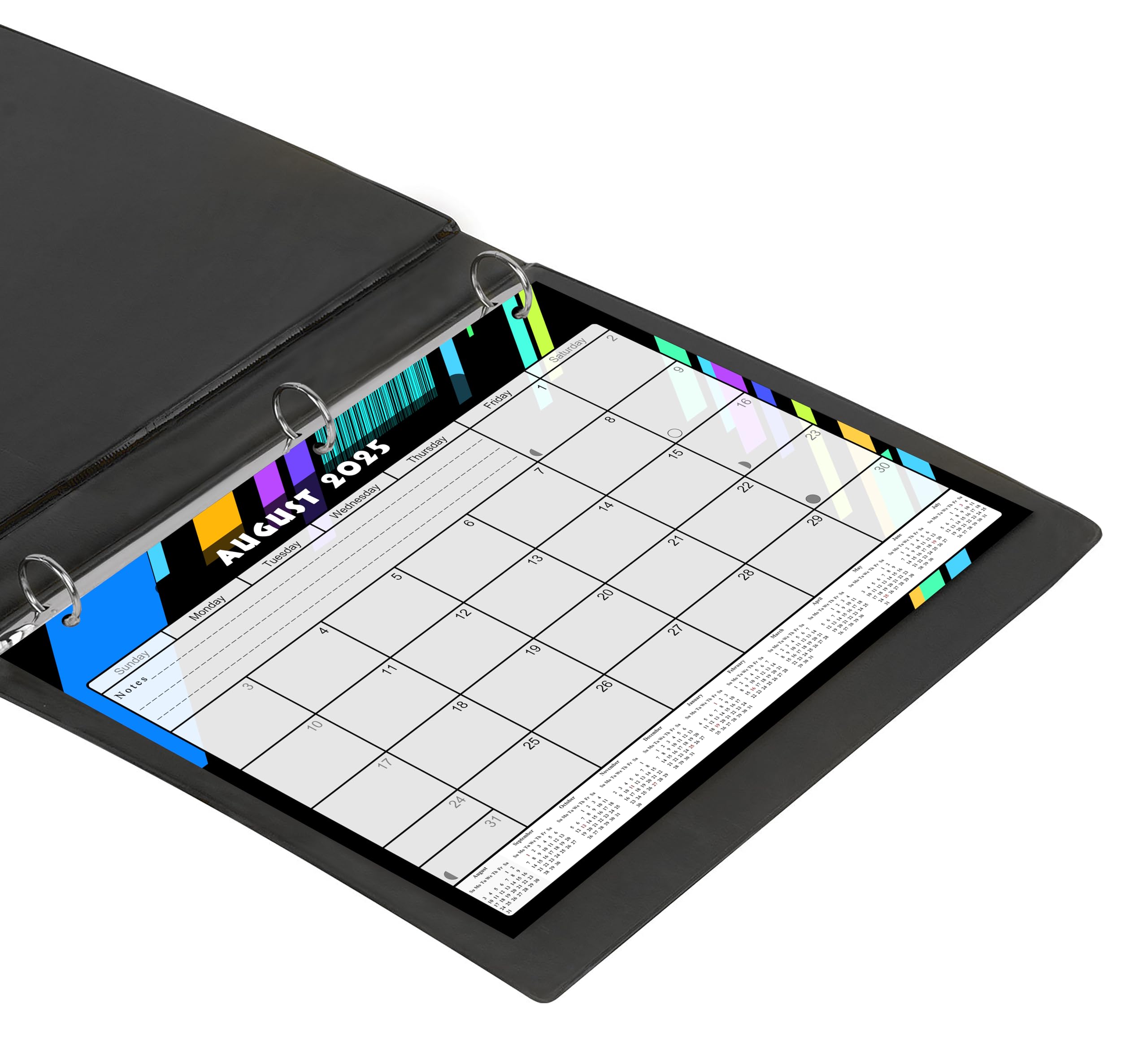 2025-2026 Student Academic Planner | 12-Month College Calendar for 3-Ring Binder, Desk or Wall Organization | School & Office Supplies | Perfect for Homework Tracking & Exam Scheduling | Made in USA (Edition #012)