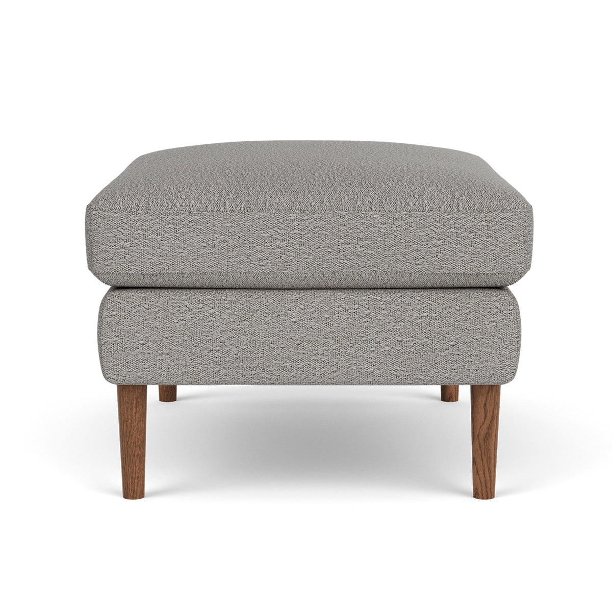 Astha Boucle Ottoman Stool - Round Tufted Pouf with Removable Cover, Modern Footrest for Living Room, Bedroom & Nursery - Soft and Stylish Home Decor Accent
