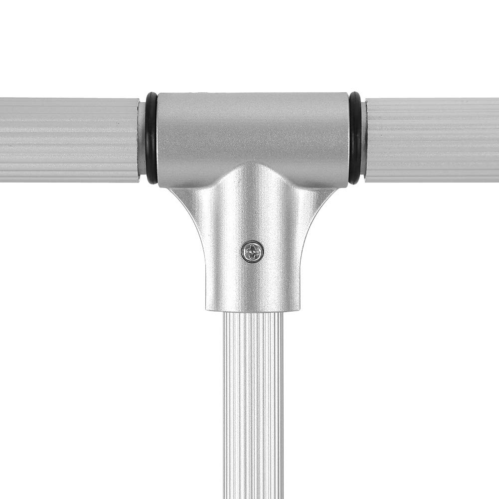 Adjustable Aluminum Pull Down Closet Rod - Space Saving Wardrobe Hanger Rail for Hanging Clothes (600-830mm) - Perfect for Small Closets, Apartments & Dorm Rooms