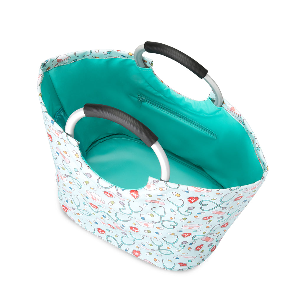 Scrub Life Loopi Tote Bag - Durable Medical Work Bag for Nurses & Healthcare Professionals - Perfect for Hospital Shifts, Clinical Rotations & Everyday Use
