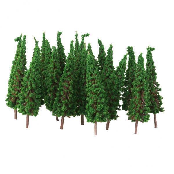 1:100 Scale Model Trees for Railway Architecture Diorama Scenery Layout - Perfect for Model Train Sets, Miniature Landscapes & Architectural Displays