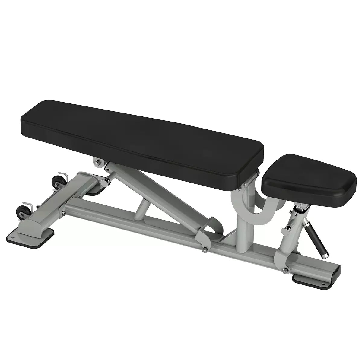 Commercial Flat/Incline Weight Bench - Heavy Duty Adjustable Gym Bench for Strength Training & Home Workouts - Perfect for Dumbbell Press, Incline Exercises & Full-Body Fitness