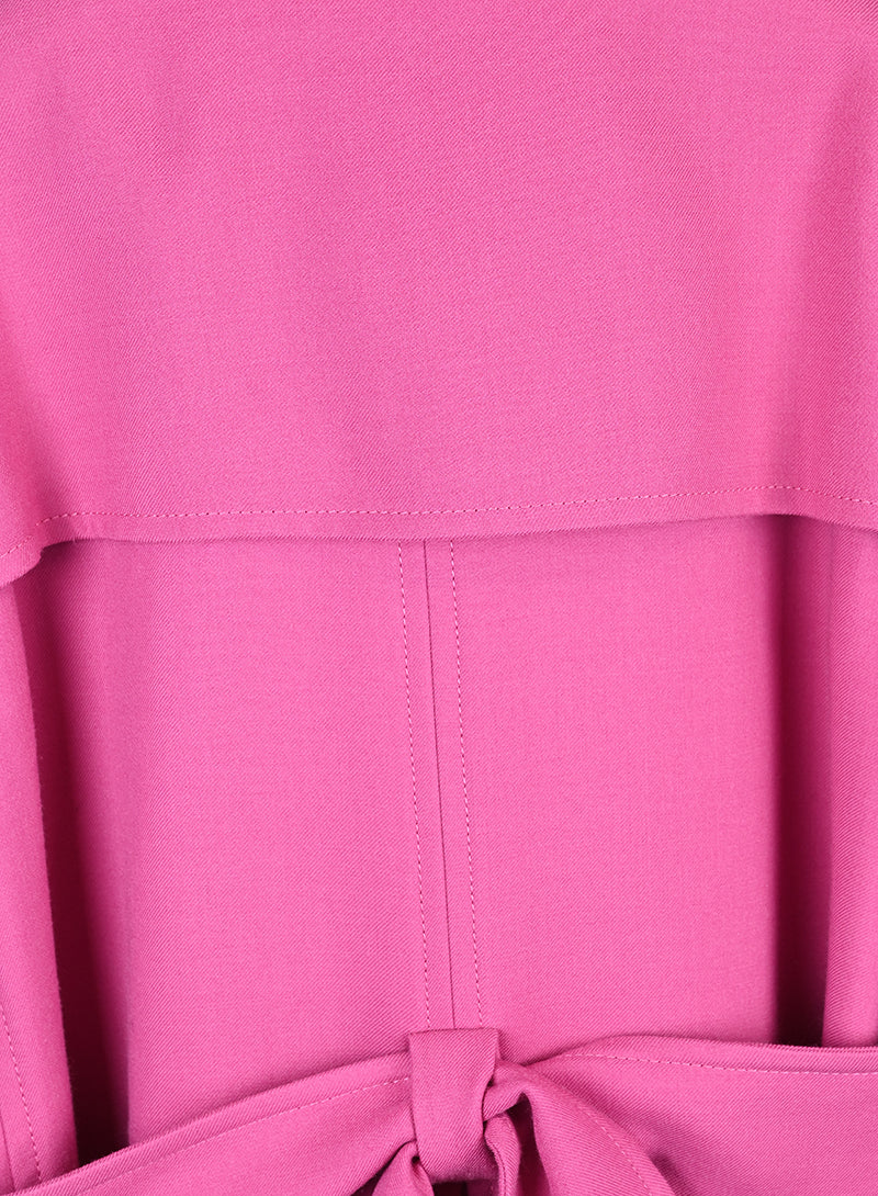 Valentino Women's Pink Wool Coat Size 40 - Elegant Winter Outerwear for Office & Evening Events
