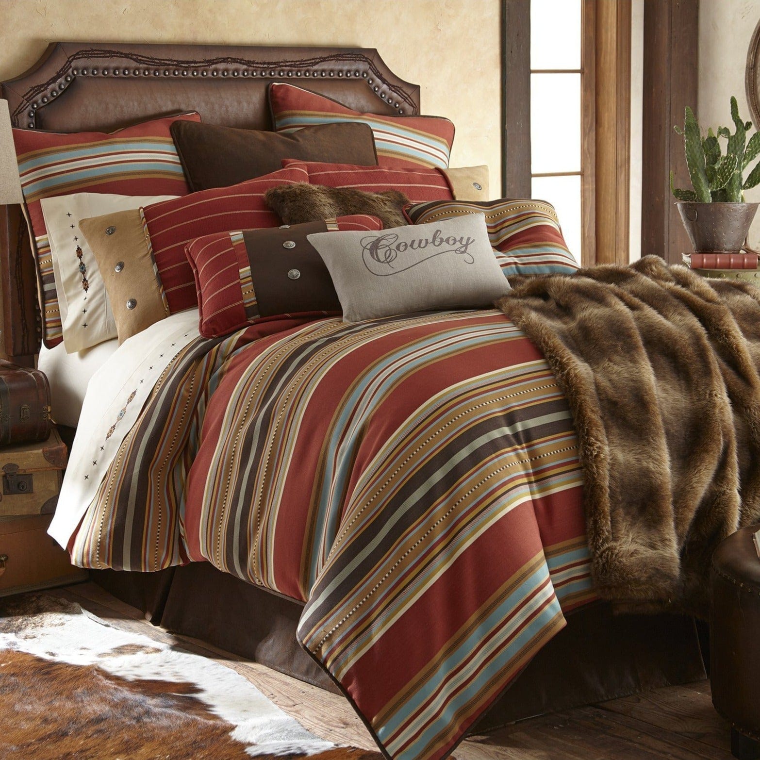 Premium Calhoun Comforter Set - Soft Queen/King Size Bedding with Pillow Shams - Perfect for Cozy Bedrooms & Guest Rooms
