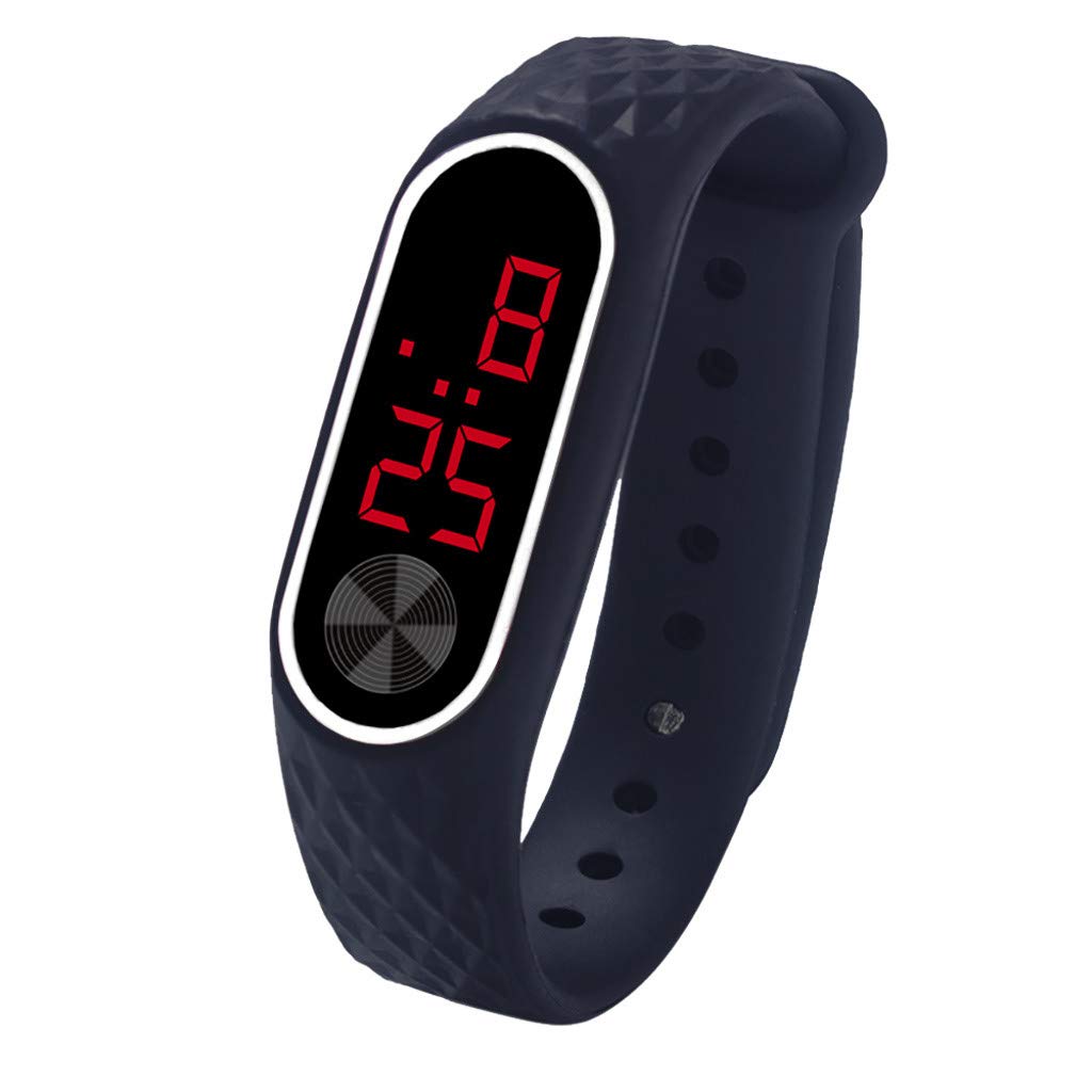 Kids Sports Watch - LED Digital Silicone Wristwatch for Boys & Girls, Waterproof Lightweight Gel Watch for Running, Swimming & Outdoor Activities - Perfect for School, Gym & Playtime