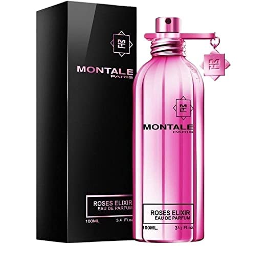 Montale Rose Elixir Eau de Parfum Spray for Women - 3.3 Fl Oz Luxury Floral Perfume | Long-Lasting Fragrance for Date Night & Special Occasions