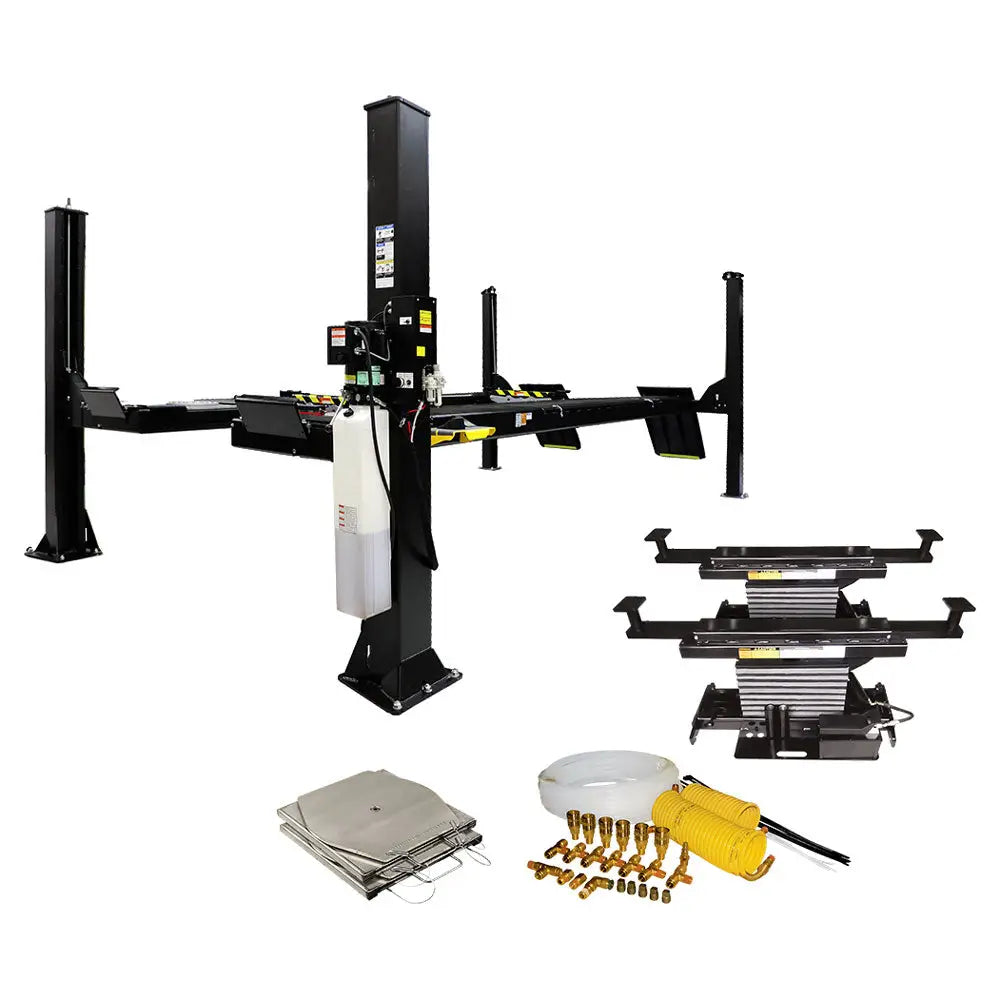 Challenger AR4115EAO 4-Post Open End Wheel Alignment Lift - 15,000 lbs Capacity | Perfect for Auto Shops & Tire Centers | Heavy-Duty Vehicle Service & Maintenance