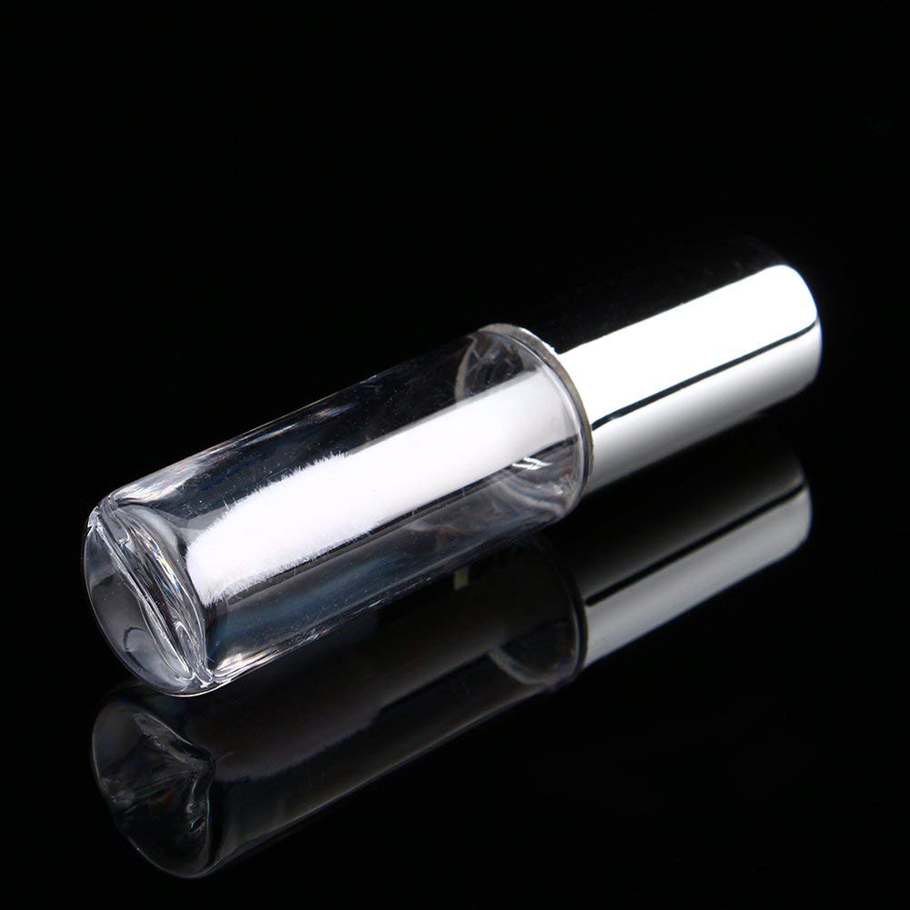 GOTOTOP 45 Pack 1.2ml Empty Clear Lip Gloss Tubes with Silver Caps - Refillable Plastic Lip Balm Containers for DIY Makeup, Cosmetic Storage & Travel Essentials (Perfect for Home, Salon & Professional Use)