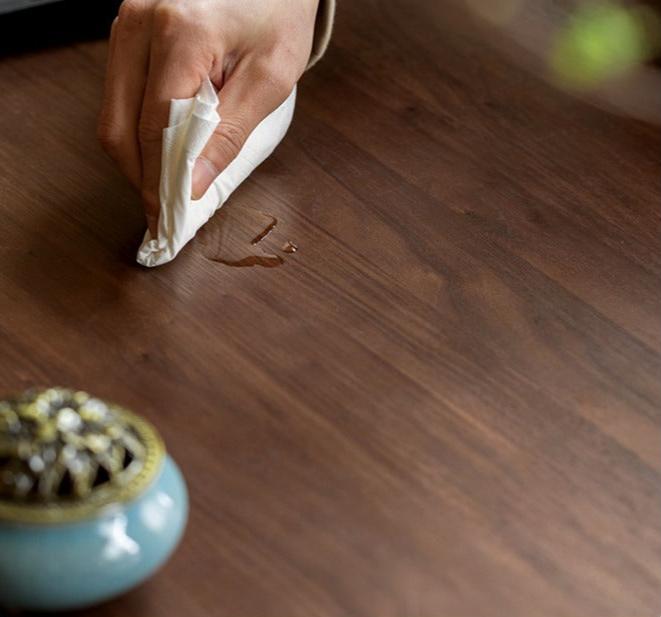 Premium Black Walnut Solid Wood Tea Table - Handcrafted Rustic Coffee Table for Living Room, Perfect for Tea Ceremony, Reading Nook & Cozy Home Decor