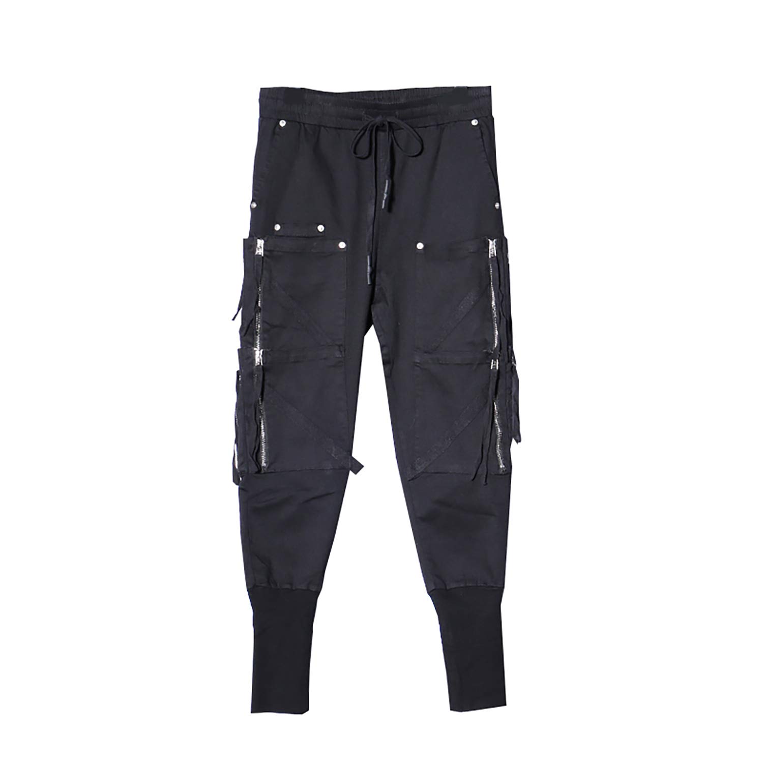 MOKEWEN Men's Jogger Pants with Pockets - Athletic Cargo Sweatpants for Running, Workout & Casual Wear | Comfortable Ankle-Length Trousers for Gym, Travel & Everyday Use