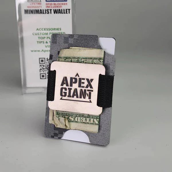 Urban Digital Camo Wallet - APEX GIANT Slim RFID Blocking Bifold Wallet for Men - Perfect for Everyday Carry, Travel & Outdoor Adventures