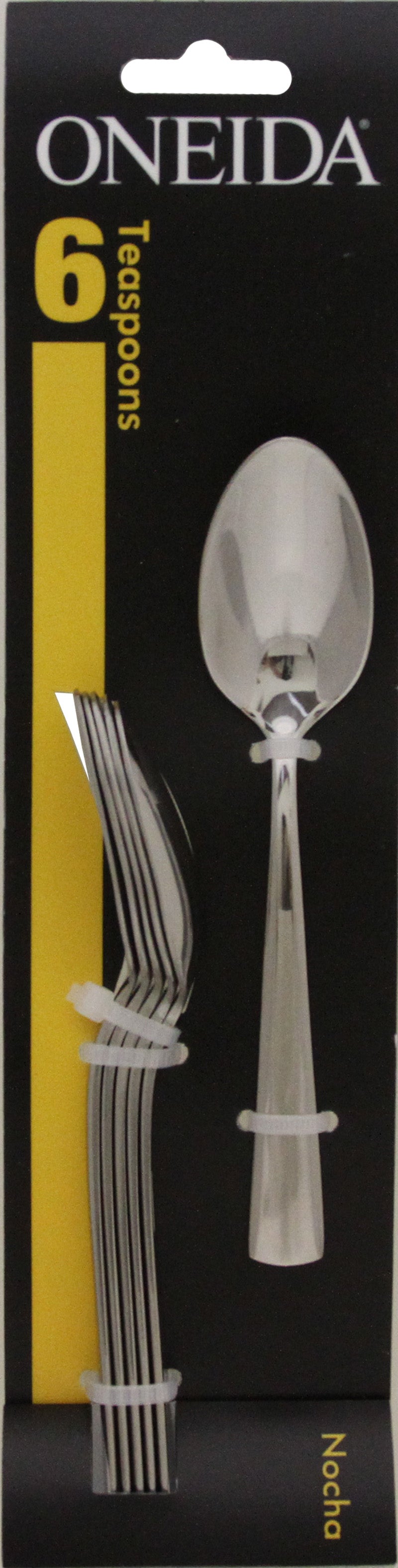 Premium Nocha Stainless Steel Teaspoon Set of 6 - Elegant Dessert Spoons for Tea, Coffee, Desserts & Table Setting