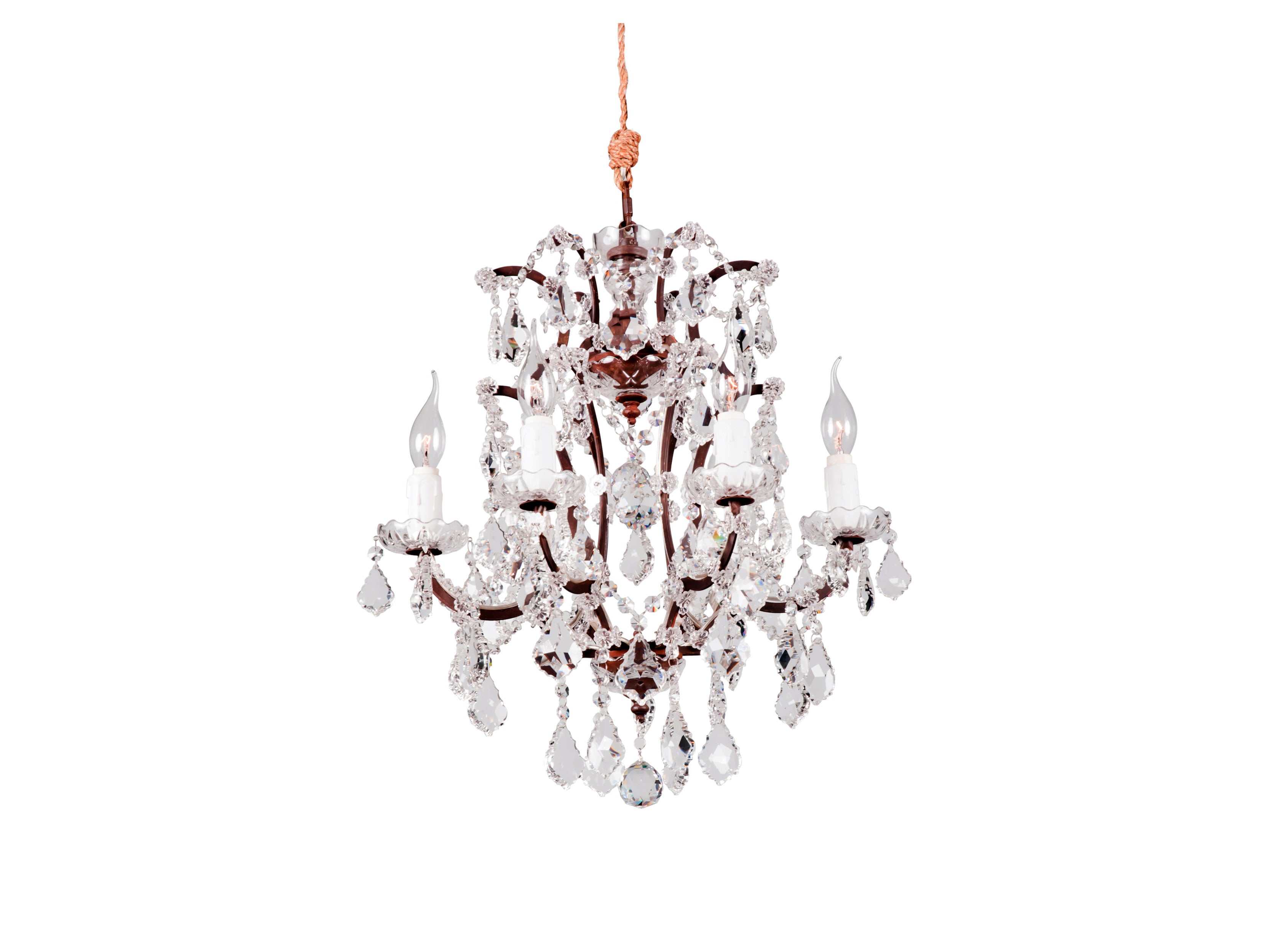 Elegant Crystal Chandelier Lighting Fixture - Modern Luxury Ceiling Light for Dining Room, Bedroom & Living Room Decor | Dimmable LED Chandelier for Home & Wedding Venue Decoration