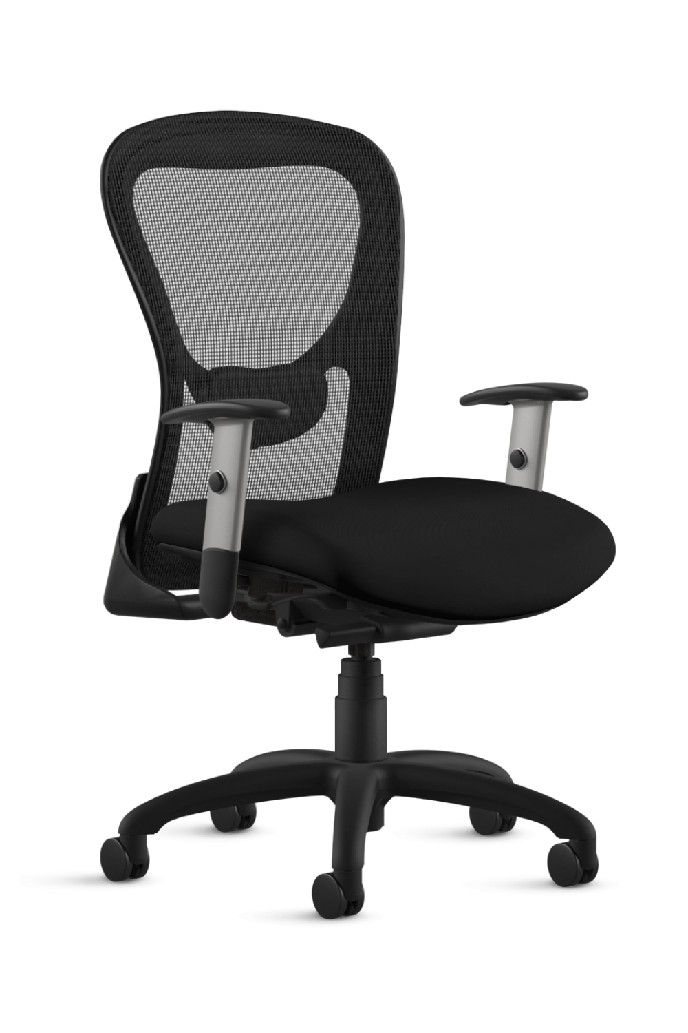 9 to 5 STRATA Mid Back Task Chair (1560) - Ergonomic Office Chair for Home & Work, Adjustable Height & Lumbar Support - Perfect for Desk Work, Gaming & Study