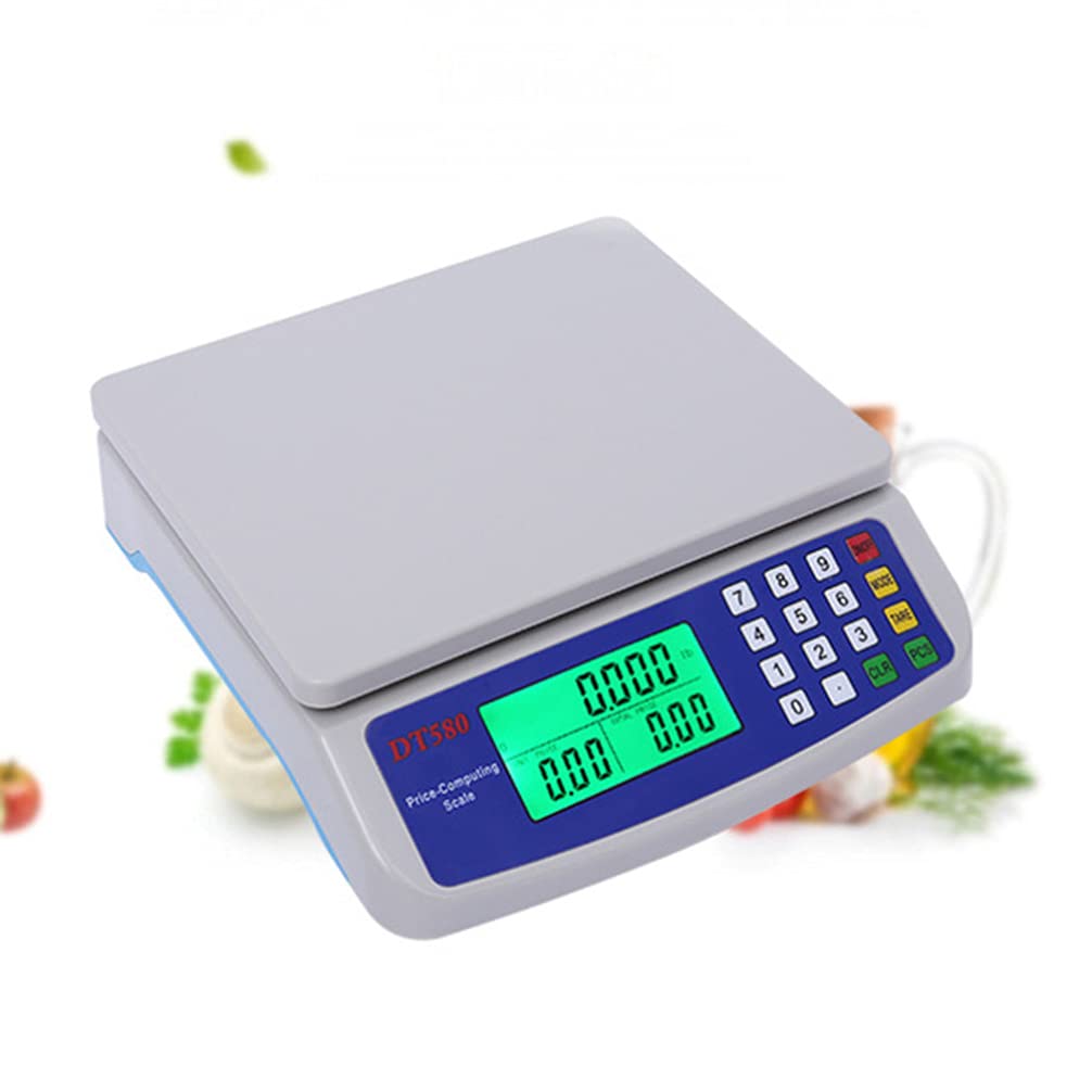 High Precision Digital Scale - 30KG Capacity, 1G Accuracy, LCD Display - Jewelry & Kitchen Weighing Scale (Battery Not Included) | Perfect for Cooking, Baking, Jewelry Making & Postal Shipping