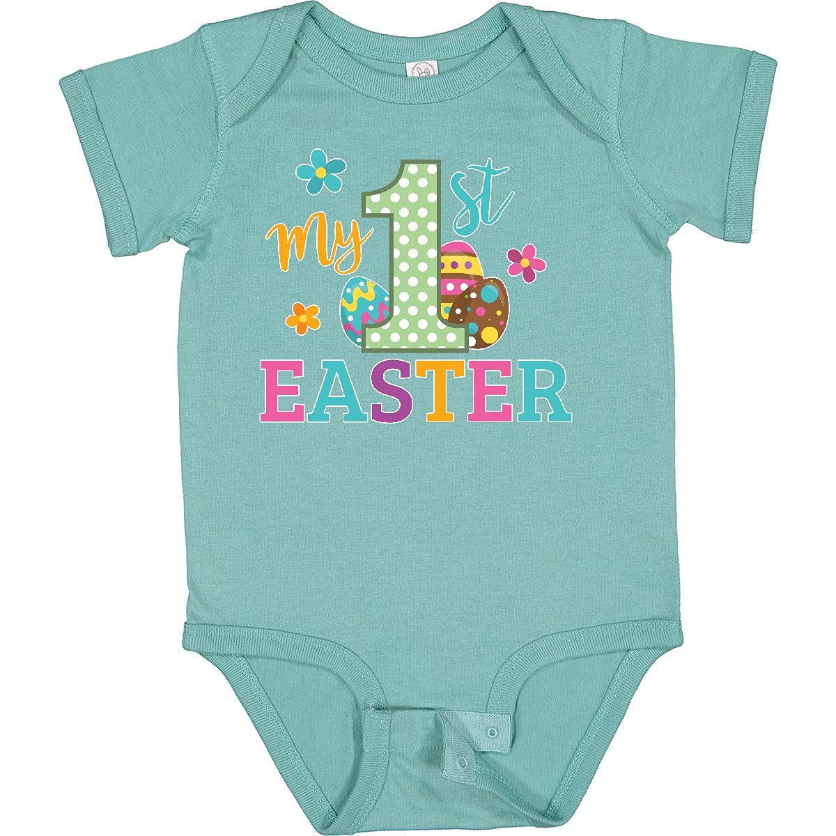 Inktastic My 1st Easter Baby Bodysuit - Cute Easter Outfit for Newborns & Infants - Perfect for Easter Photos, Family Gatherings & Holiday Celebrations