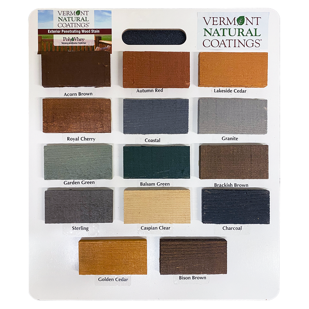 Vermont Natural Coatings PolyWhey Exterior Wood Stain - Eco-Friendly, Durable Finish for Decks, Fences & Outdoor Furniture | Weather-Resistant Protection for Wood Surfaces