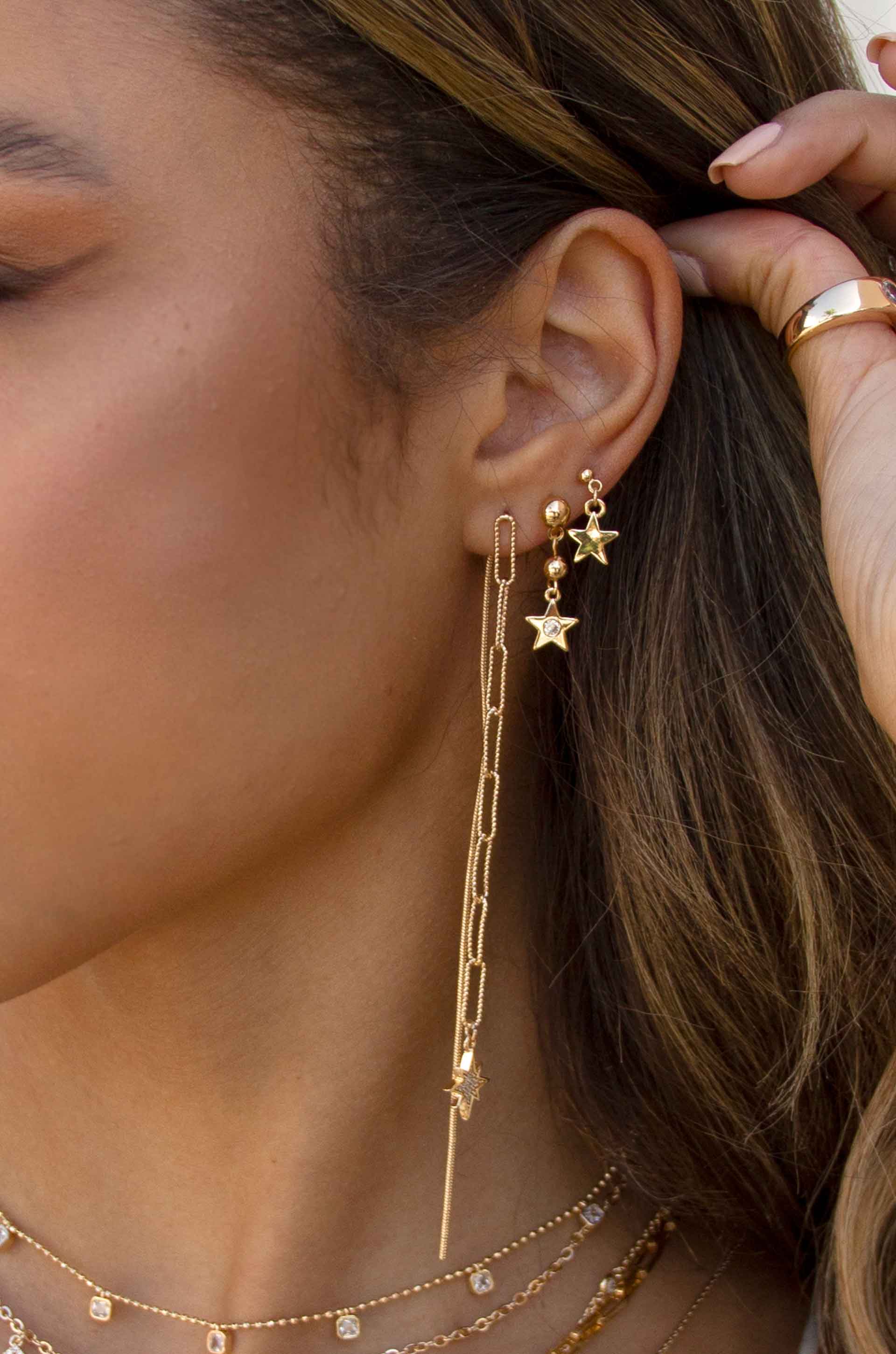4-Piece Constellation Star Dangle Earrings Set | Zodiac Jewelry for Women | Perfect for Parties, Date Nights & Gift Giving