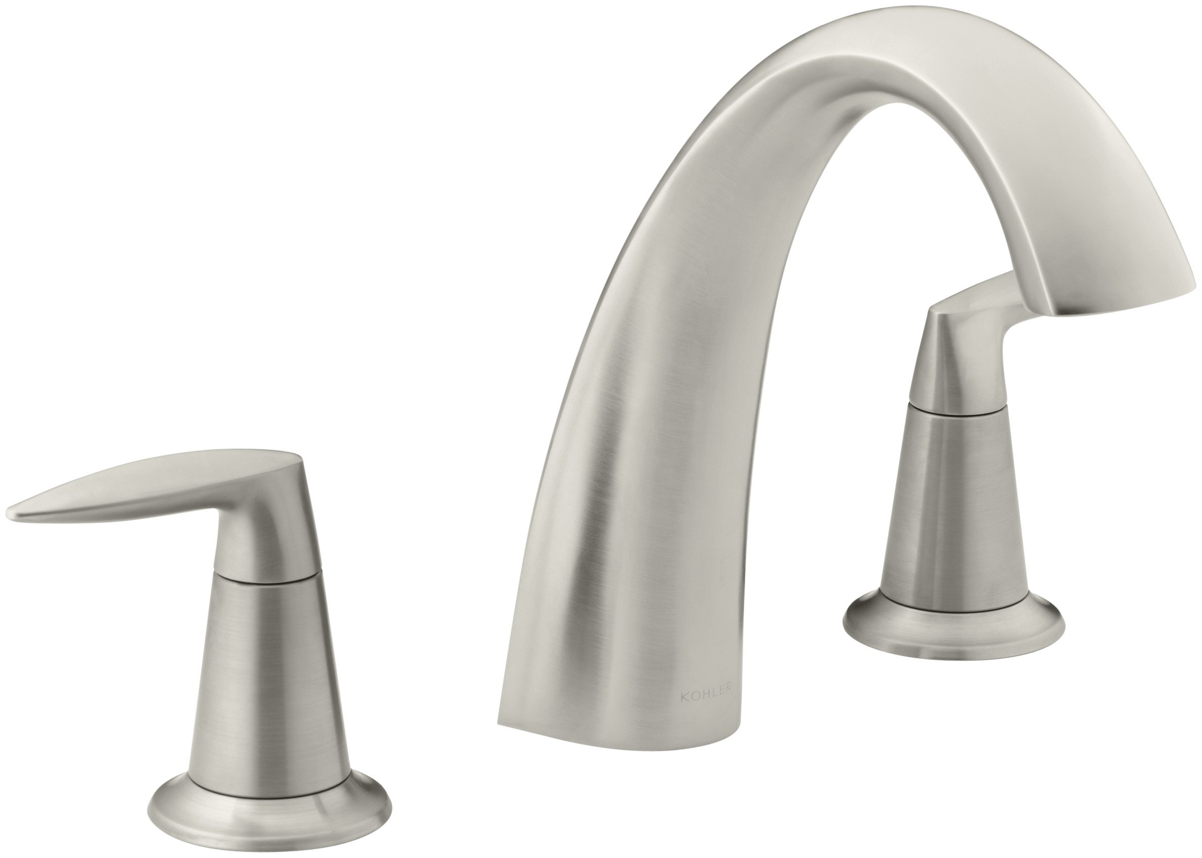 KOHLER Alteo Deck-Mount Bathroom Faucet Trim - Modern Bathroom Sink Faucet for Vanity, Powder Room & Guest Bath Installation