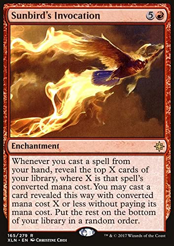 MTG Magic: The Gathering - Sunbird's Invocation (165) Ixalan XLN Card | Collectible Trading Card Game for Deck Building & Strategy Battles | Perfect for MTG Tournaments and Casual Play