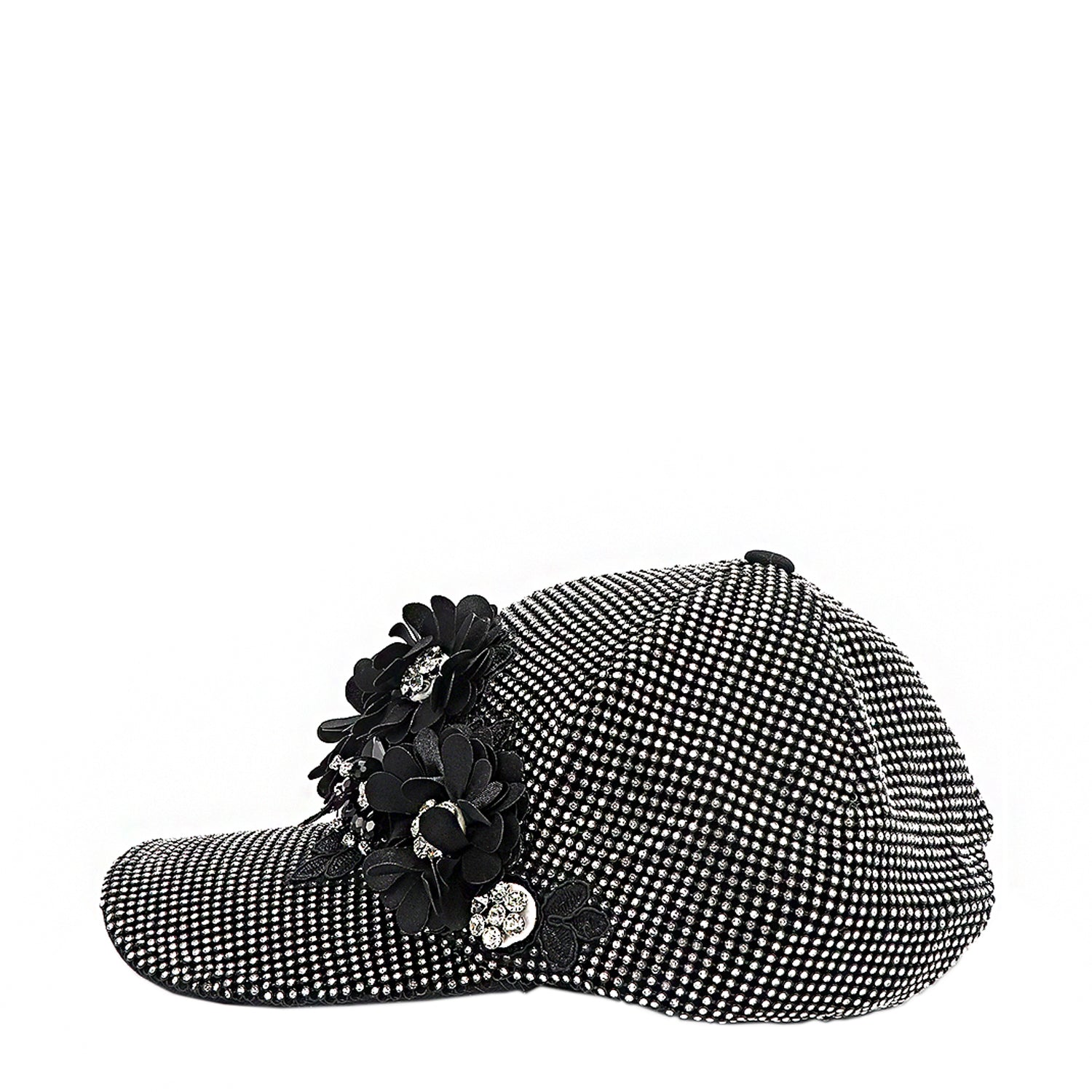 Midnight Flower Cap - Stylish Floral Print Baseball Hat for Women & Men - Perfect for Outdoor Activities, Sports, and Fashion Accessories