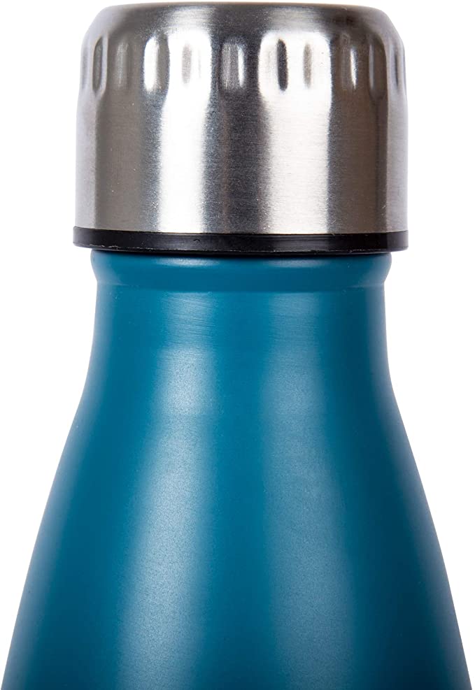 Pure True North Collection Double Wall Insulated Stainless Steel Water Bottle - 20oz, Leakproof & BPA-Free - Perfect for Hiking, Gym & Outdoor Adventures