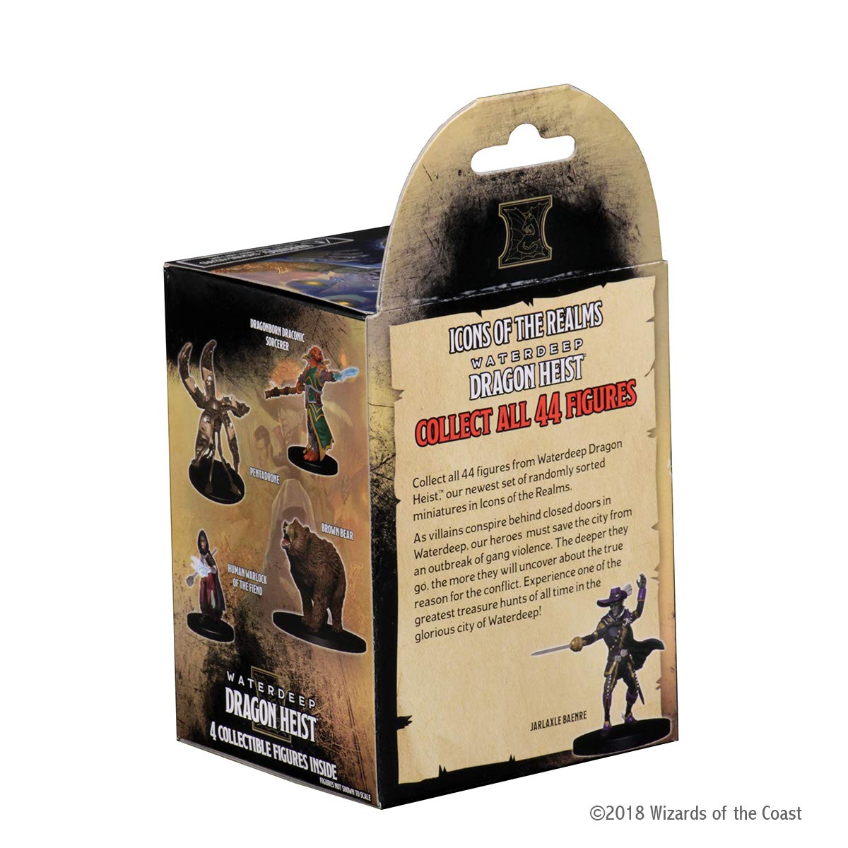 WizKids D&D Icons of The Realms: Waterdeep Dragon Heist Booster Brick (8 Miniatures) - Fantasy RPG Dungeons & Dragons Collectible Figures for Tabletop Gaming & Campaign Adventures