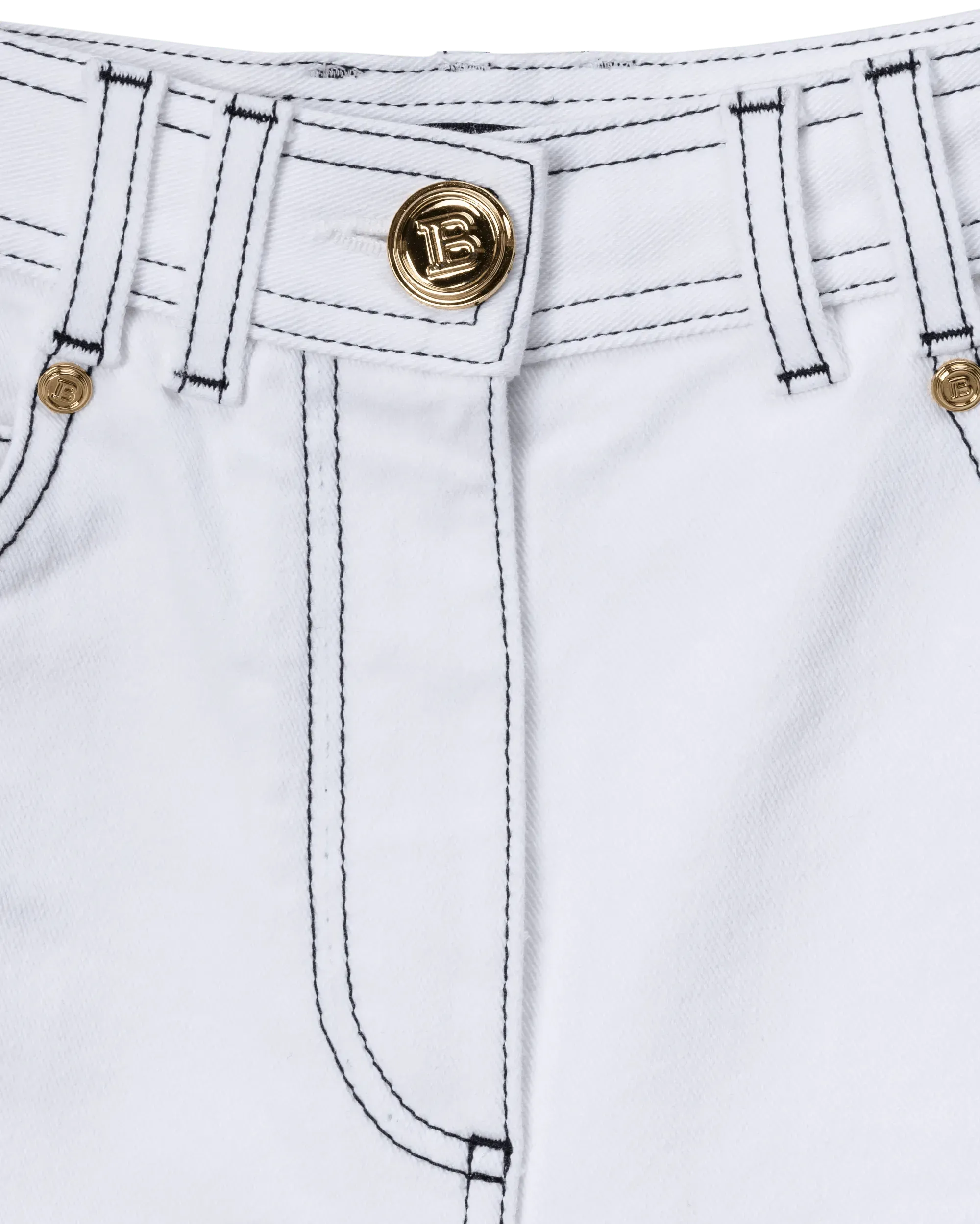 Stylish Contrast Stitch Denim Bermuda Shorts for Women - High Waist Distressed Denim Shorts - Casual Summer Fashion - Perfect for Beach, Streetwear & Vacation Outfits