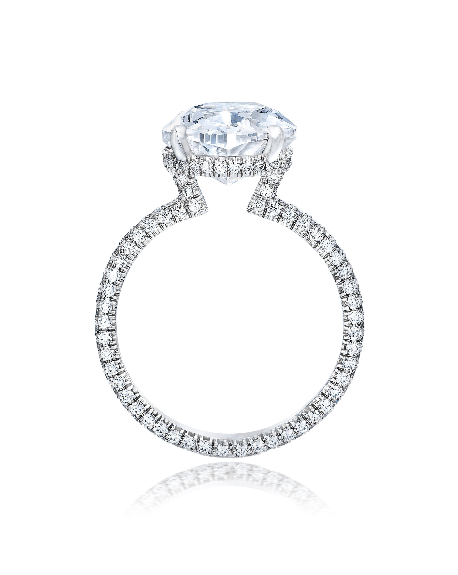 Signature Devon Oval Engagement Ring - Elegant Solitaire Diamond Ring for Women - Perfect for Proposals, Weddings & Anniversaries