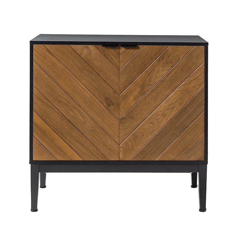 Eugen 32 Inch Tall 2 Door Accent Cabinet - Stylish Storage Solution for Living Room, Bedroom, or Entryway