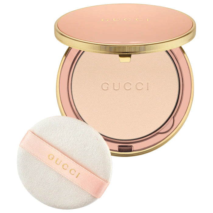Gucci Matte Natural Beauty Powder Compact - Oil Control & Flawless Finish for Everyday Makeup & Touch-Ups