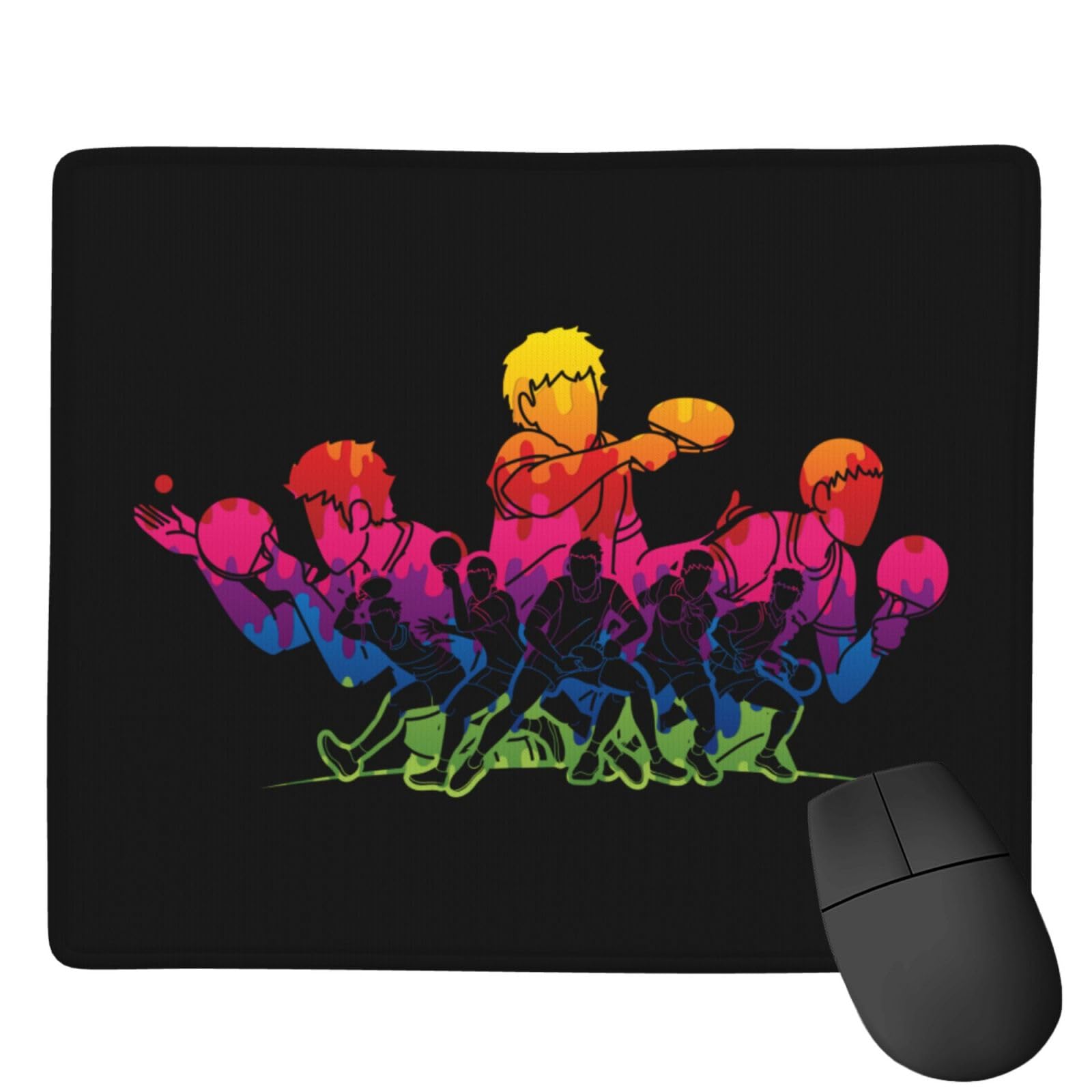 SIYTUAU Waterproof Non-Slip Rubber Mouse Pad - 7x9 Inch Gaming & Office Mousepad for Laptop, Table Tennis Team Design - Perfect for Work, Gaming & Sports Enthusiasts