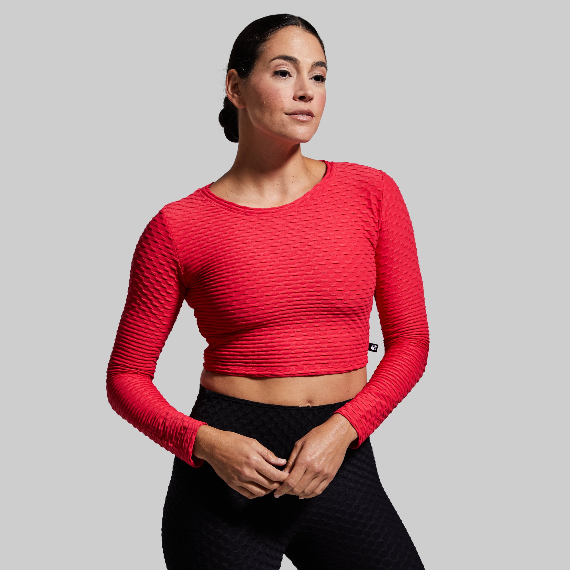 Summit Crop Top for Women - Trendy Electric Punch Color, Casual & Workout T-Shirt - Perfect for Yoga, Gym, and Summer Outfits