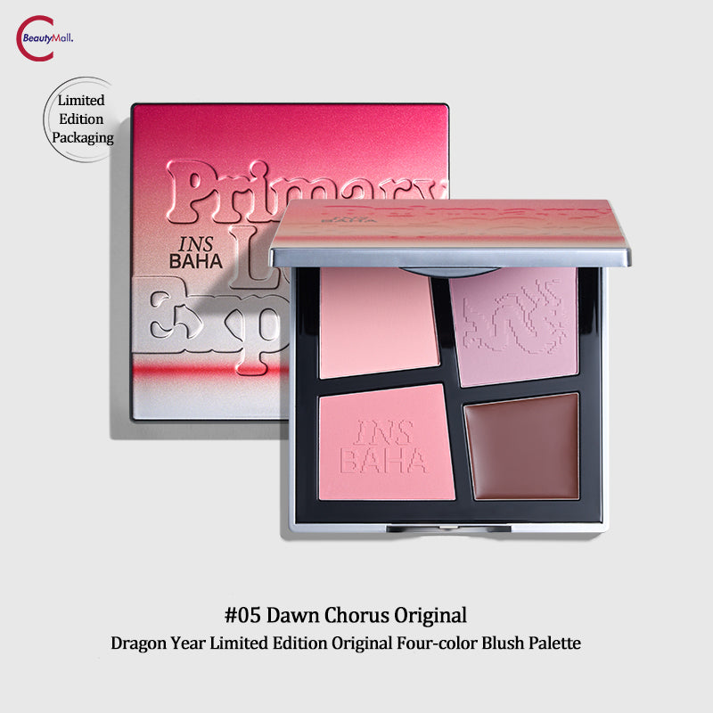 INSBAHA Primary Exploration Blush Palette - 6 Color Matte & Shimmer Makeup Set for Contouring, Highlighting & Everyday Wear | Perfect for Professional Makeup Artists & Beginners
