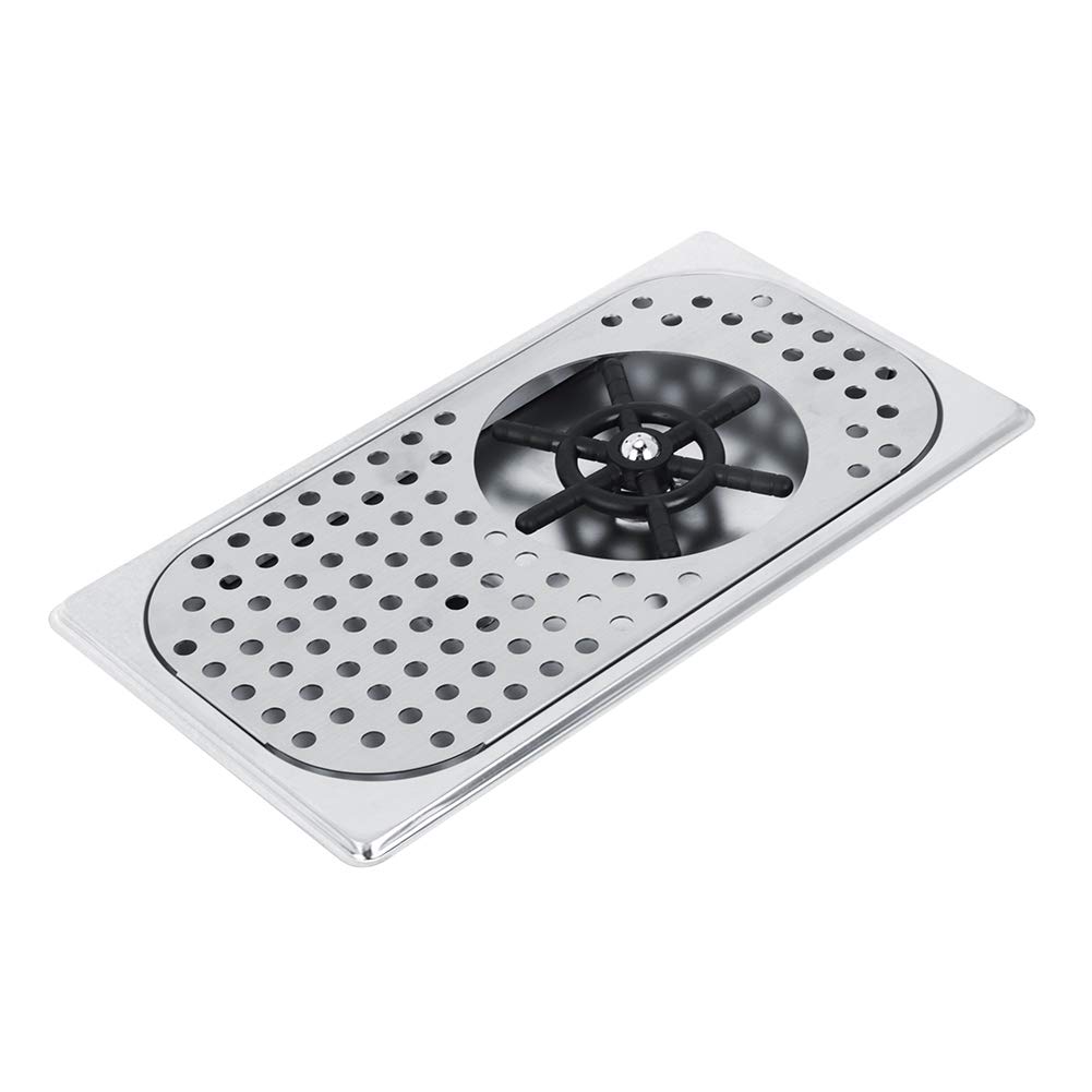 Stainless Steel Automatic Cup Washer Pitcher Rinser - Glass Cleaning Rinser for Coffee, Milk Tea, and Drinkware - Perfect for Hotels, Bars, Coffee Shops, and Home Use