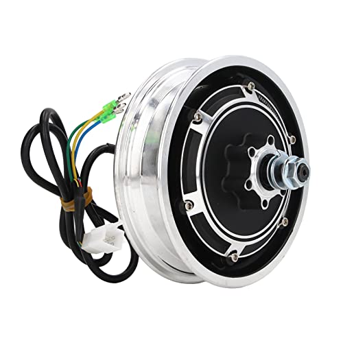 10 Inch 48V 1000W Brushless Electric Scooter Hub Motor with Disc Brake - High Performance Replacement Wheel for Electric Scooters - Perfect for Commuting & Urban Travel