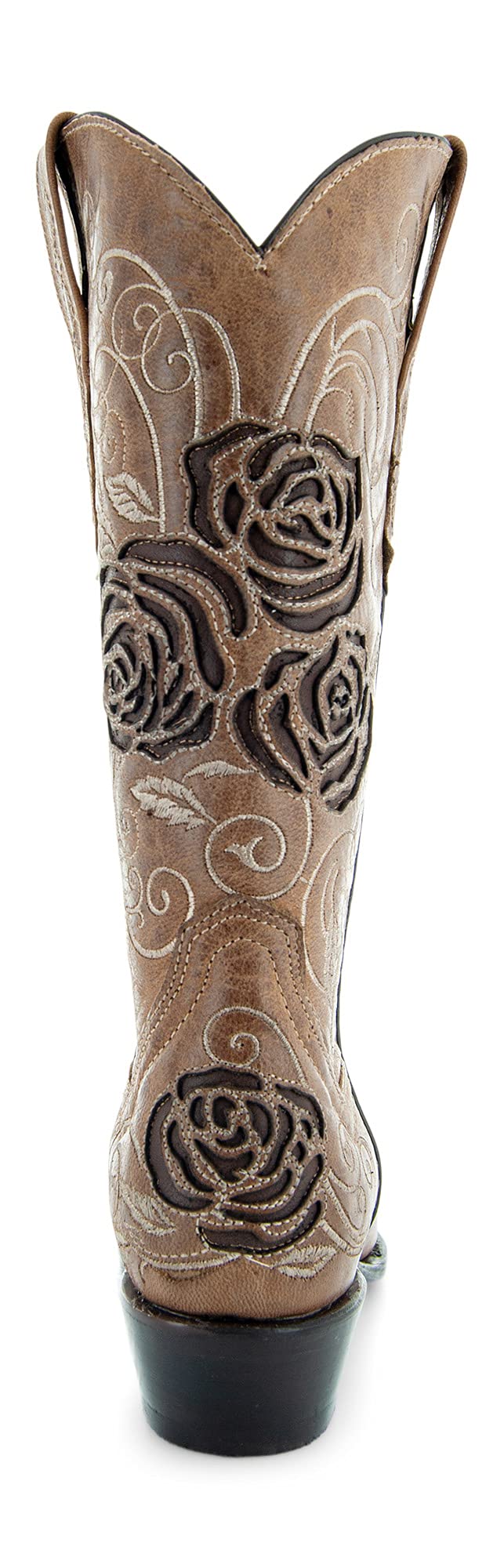 Soto Boots Turquoise Rose Country Cowgirl Boots for Women - Western Style Ankle Boots M50032 | Perfect for Rodeo, Line Dancing & Country Fashion