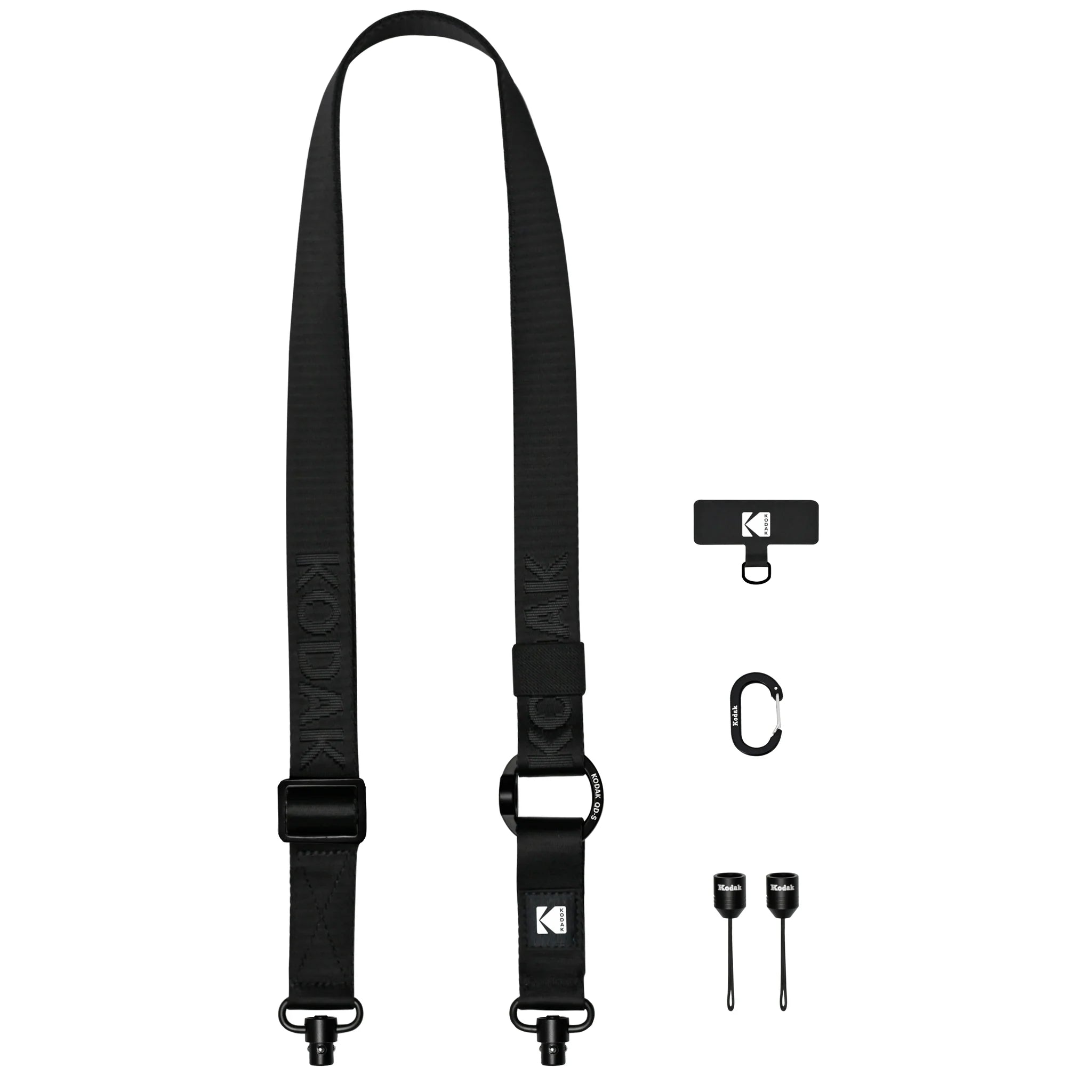 KODAK Multi-Purpose Camera Strap (Black) - Adjustable Neck Strap for DSLR, Mirrorless & Film Cameras - Perfect for Travel, Photography & Outdoor Adventures