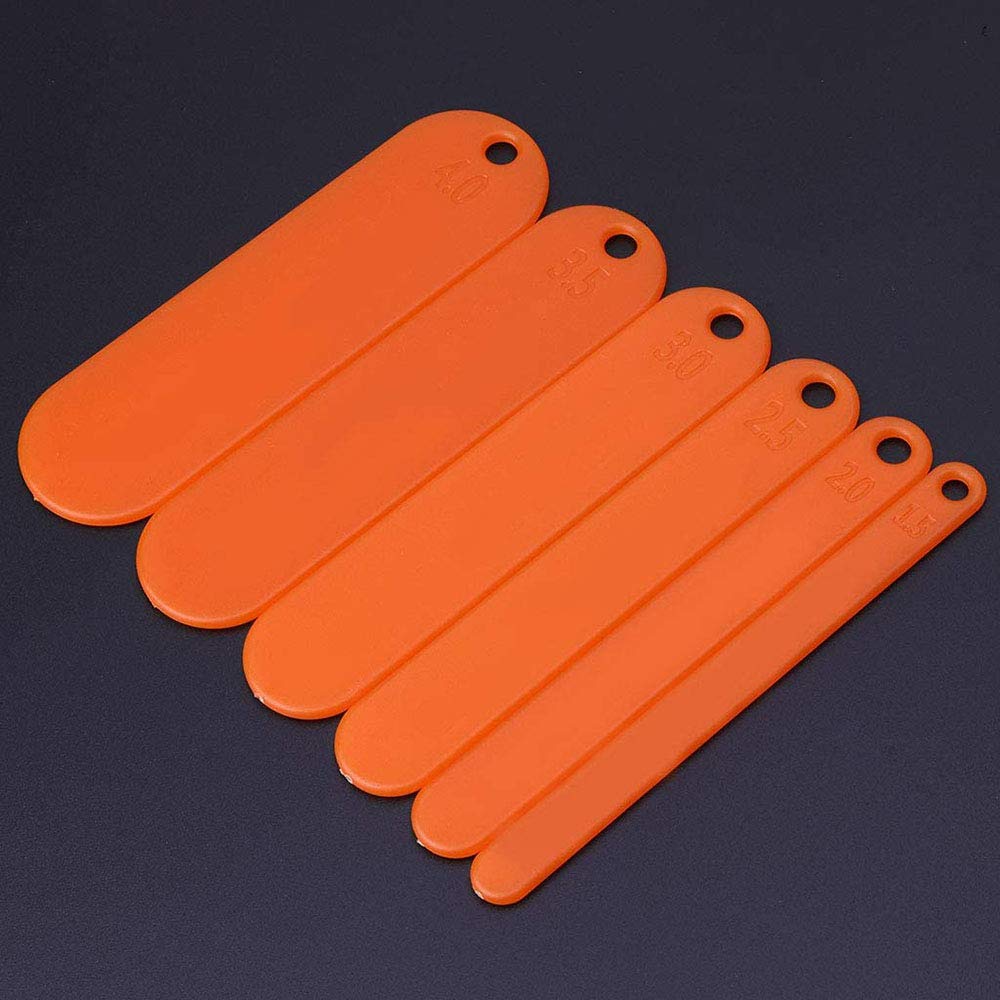 6pcs Fishing Netting Shuttles Kit - 6 Sizes Plastic Net Making & Repair Tools for Fishing Nets - Durable Fishing Accessories & Supplies for DIY Net Weaving, Boat Fishing, and Outdoor Survival Gear