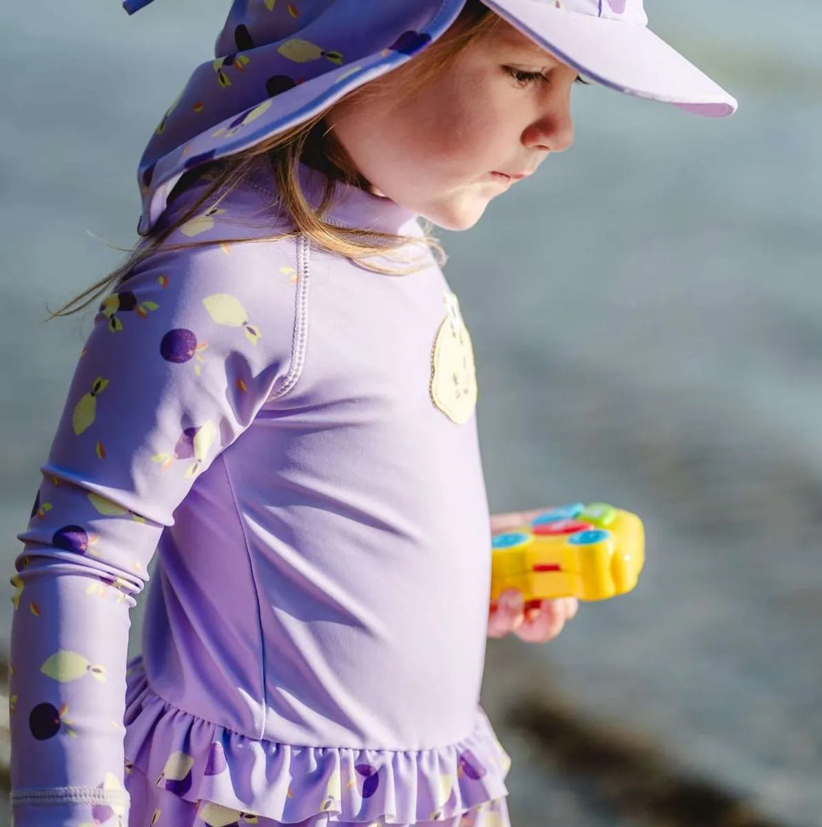 Calikids Baby Girls One Piece Swimsuit - UV Protection Swimwear for 6-24 Months | Perfect for Beach, Pool & Summer Outings