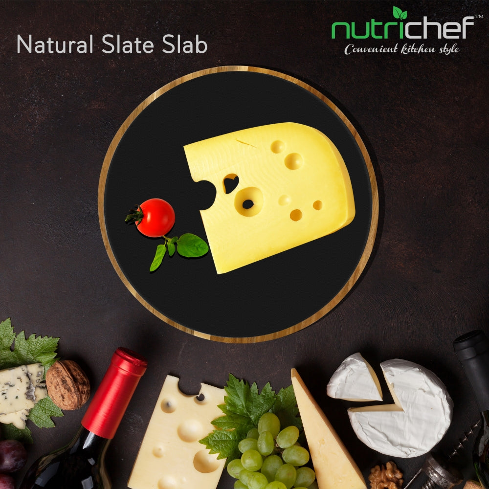 Premium Wooden Cheese Board Set - Charcuterie Serving Platter with Knives for Entertaining, Wine Pairing & Party Appetizers