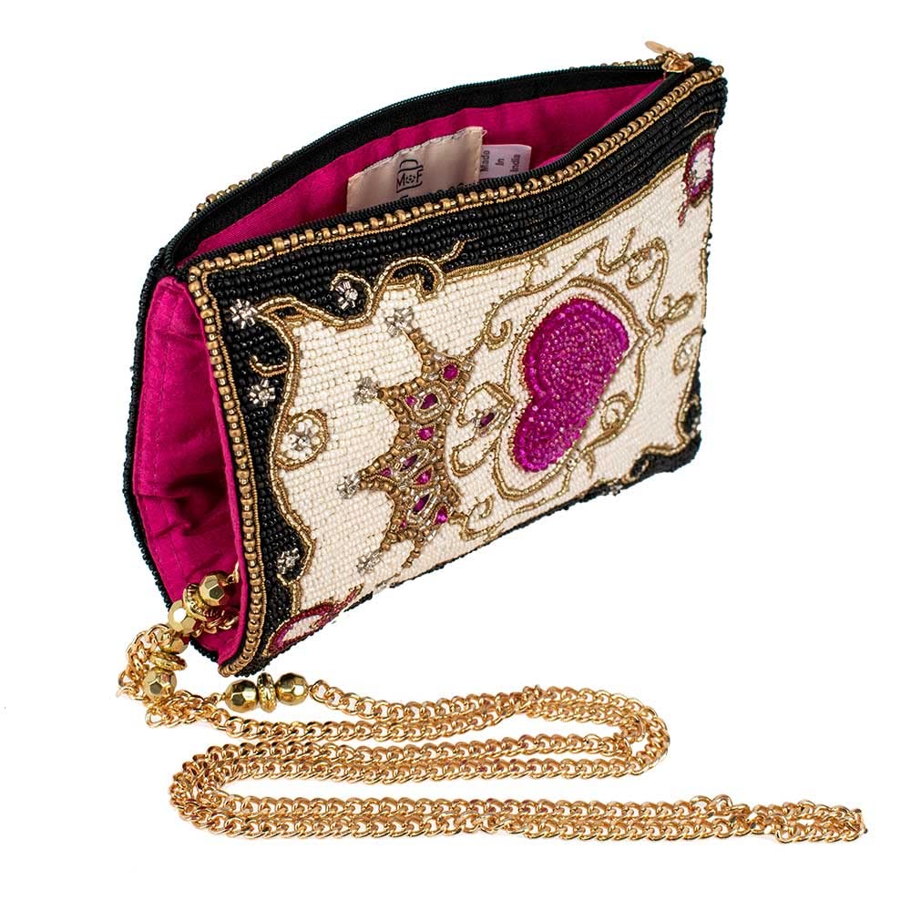 Mary Frances Deal Me in Crossbody Handbag for Women - Stylish Multi-Color Casino Themed Purse - Perfect for Night Out, Travel, and Everyday Use