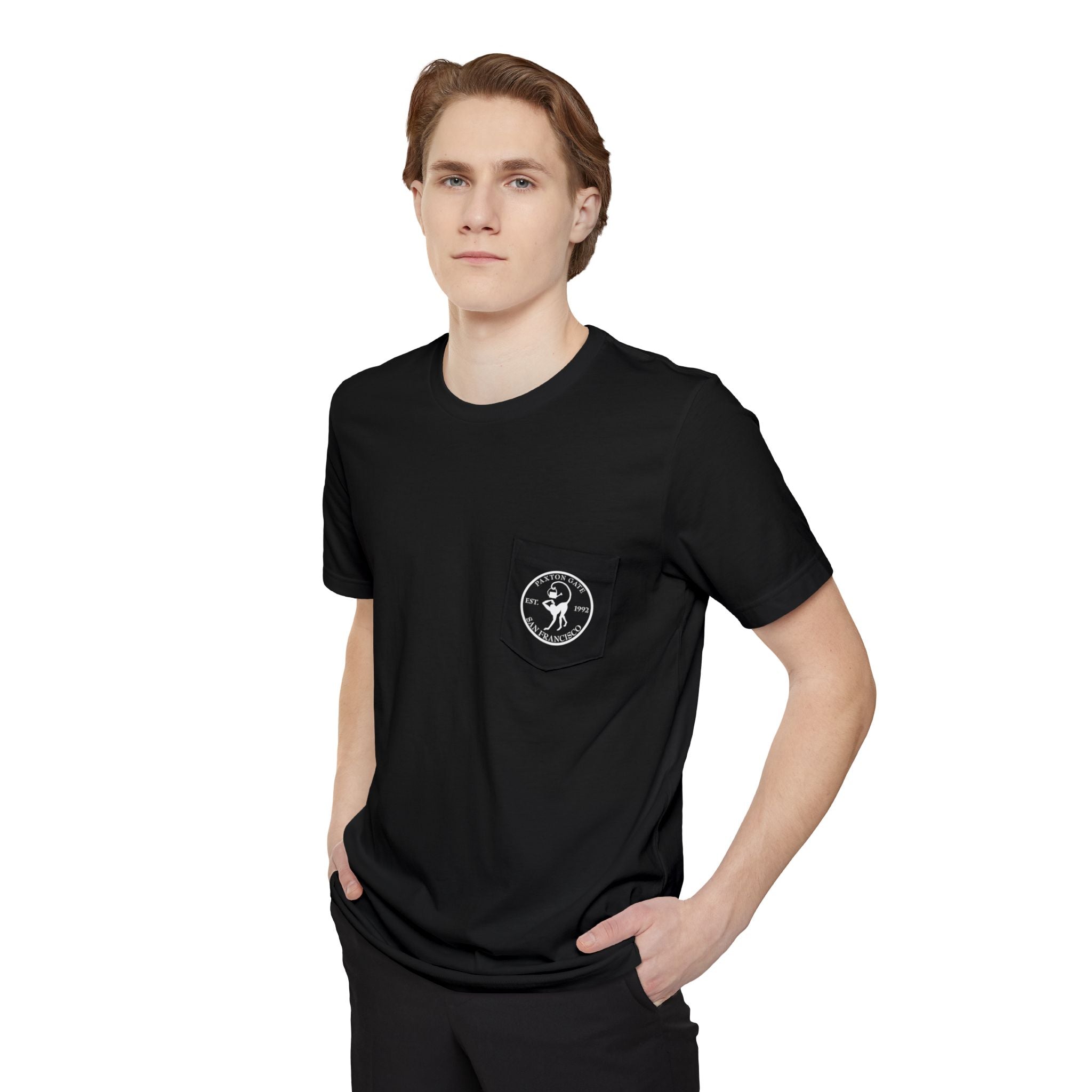 Unisex Longhorn Beetle Pocket T-Shirt by Kris Struble - Casual Graphic Tee for Men & Women, Perfect for Outdoor Adventures and Everyday Wear