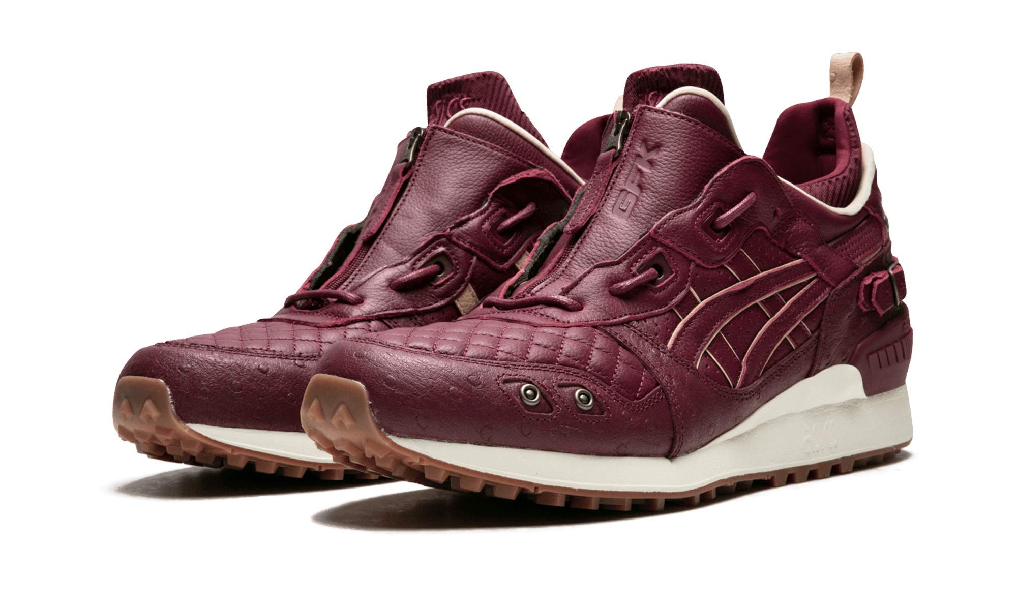ASICS Gel Lyte MT Running Shoes for Men - Burgundy Colorway | Lightweight Cushioned Trail Runners for Hiking & Outdoor Adventures