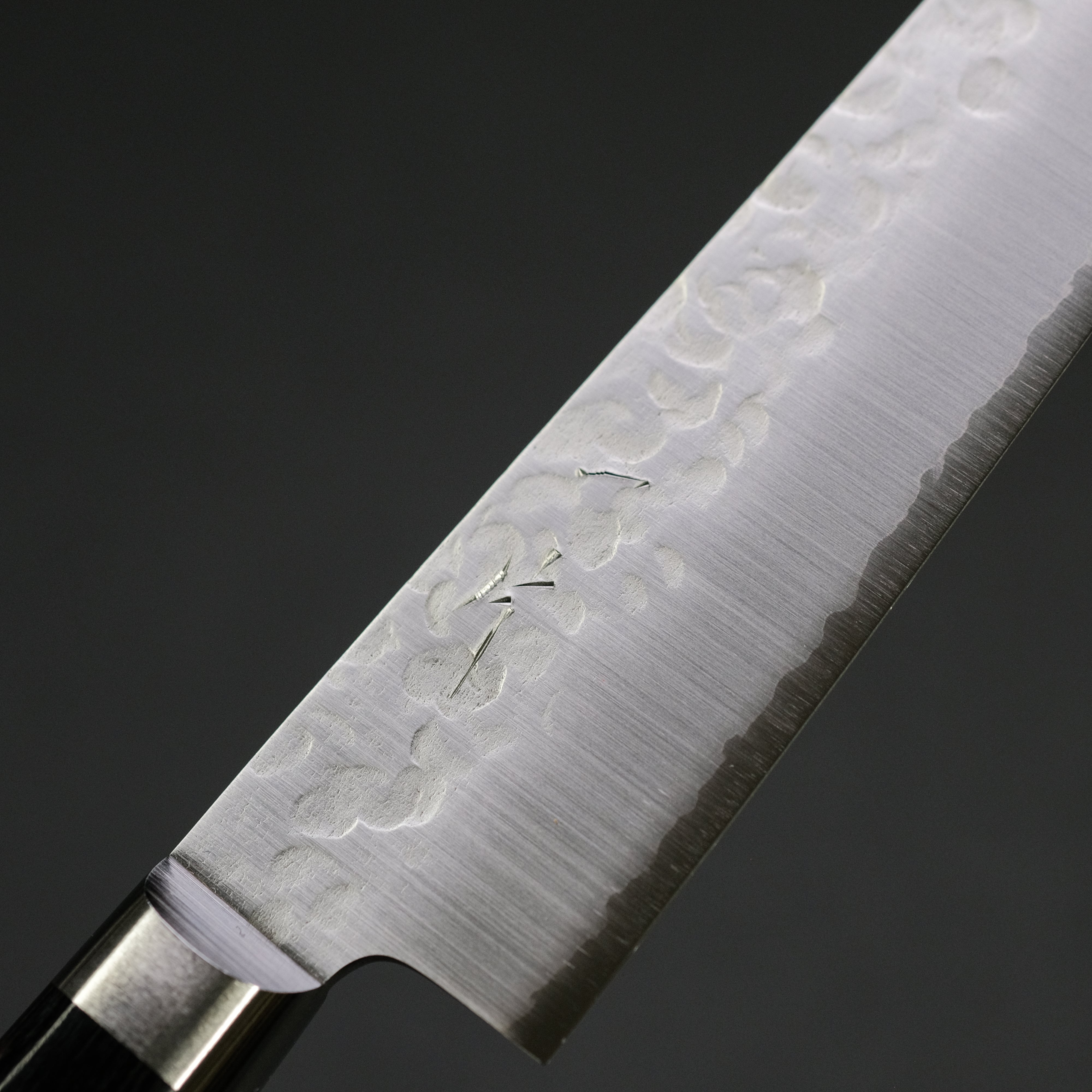 Hitohira T10 Tsuchime Japanese Knife Set - 150mm Petty & 165mm Santoku - High Carbon Steel Kitchen Knives for Slicing, Dicing & Chopping - Perfect for Home Chefs & Professional Cooking