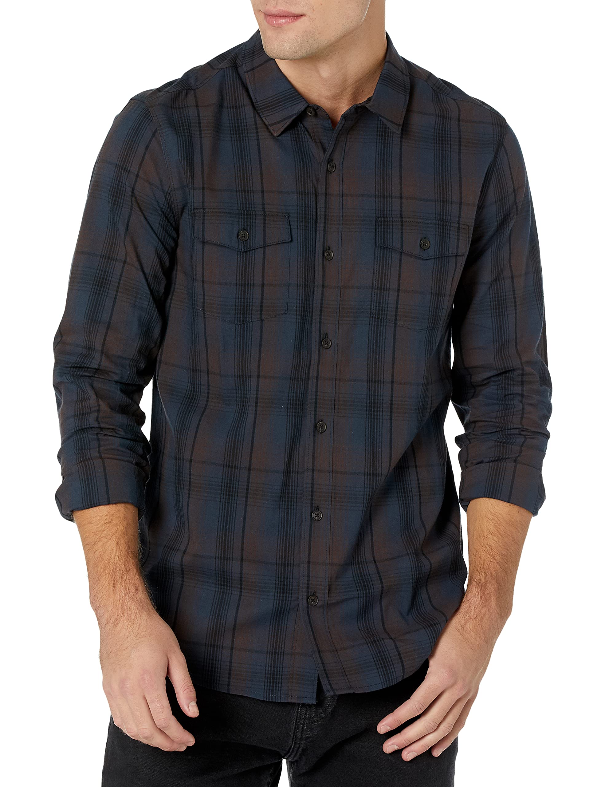 PAIGE Men's Everett Button-Down Shirt - Casual & Dressy Long Sleeve Oxford Shirt for Work, Date Night & Business Casual Outfits