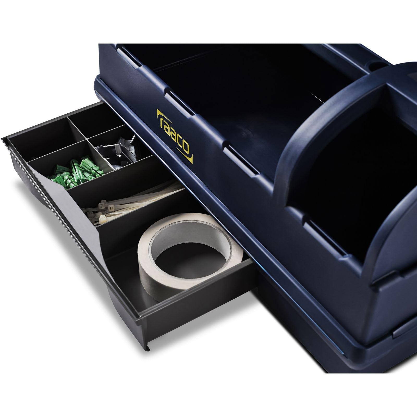 137195 Open Toolbox - Heavy Duty Blue Tool Storage Box for Mechanics & DIY Projects | Portable Tool Organizer for Garage, Workshop & Home Use