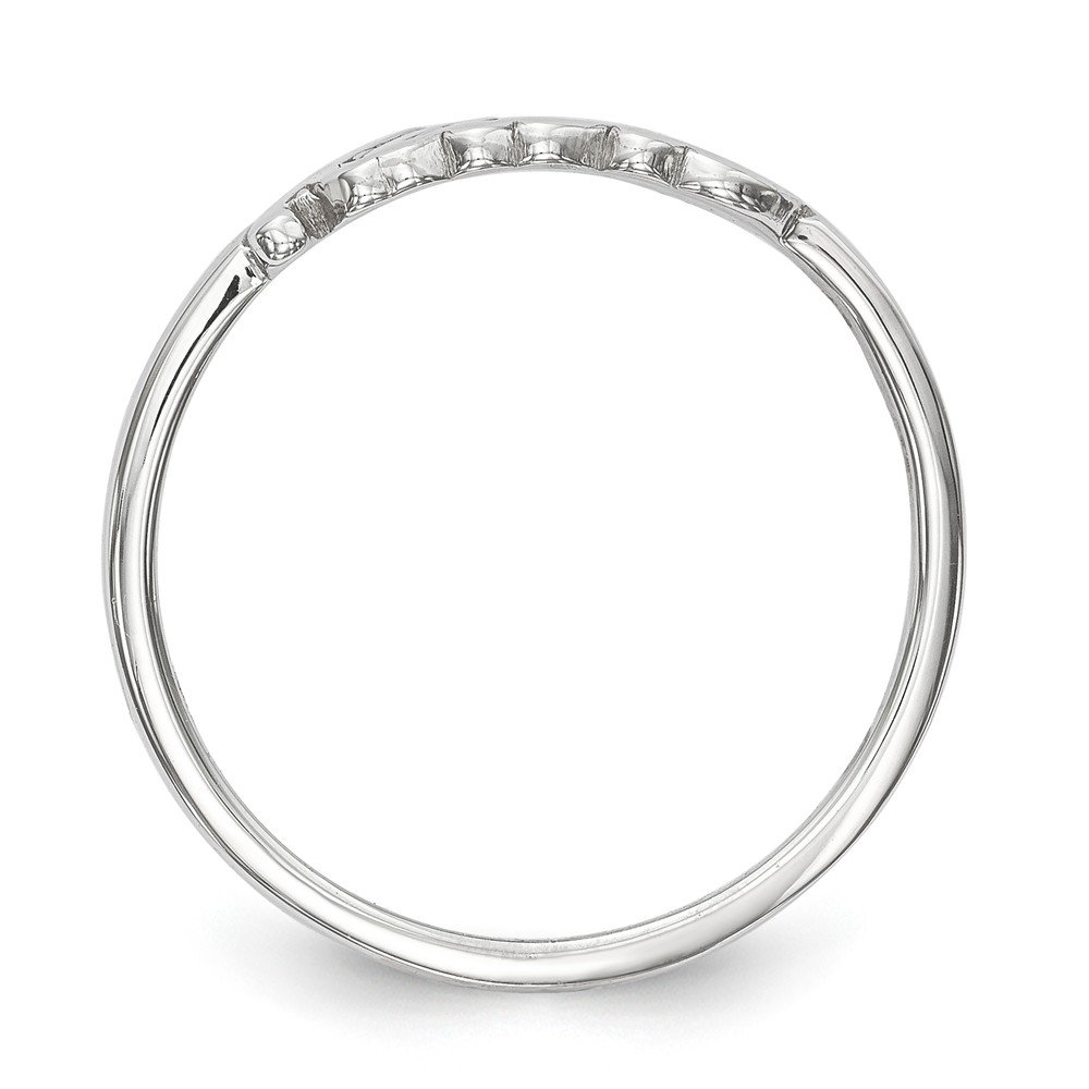 14K White Gold Personalized Laser Engraved Name Ring - Customizable Script Band for Women & Men, Perfect for Engagements, Weddings, and Anniversary Gifts