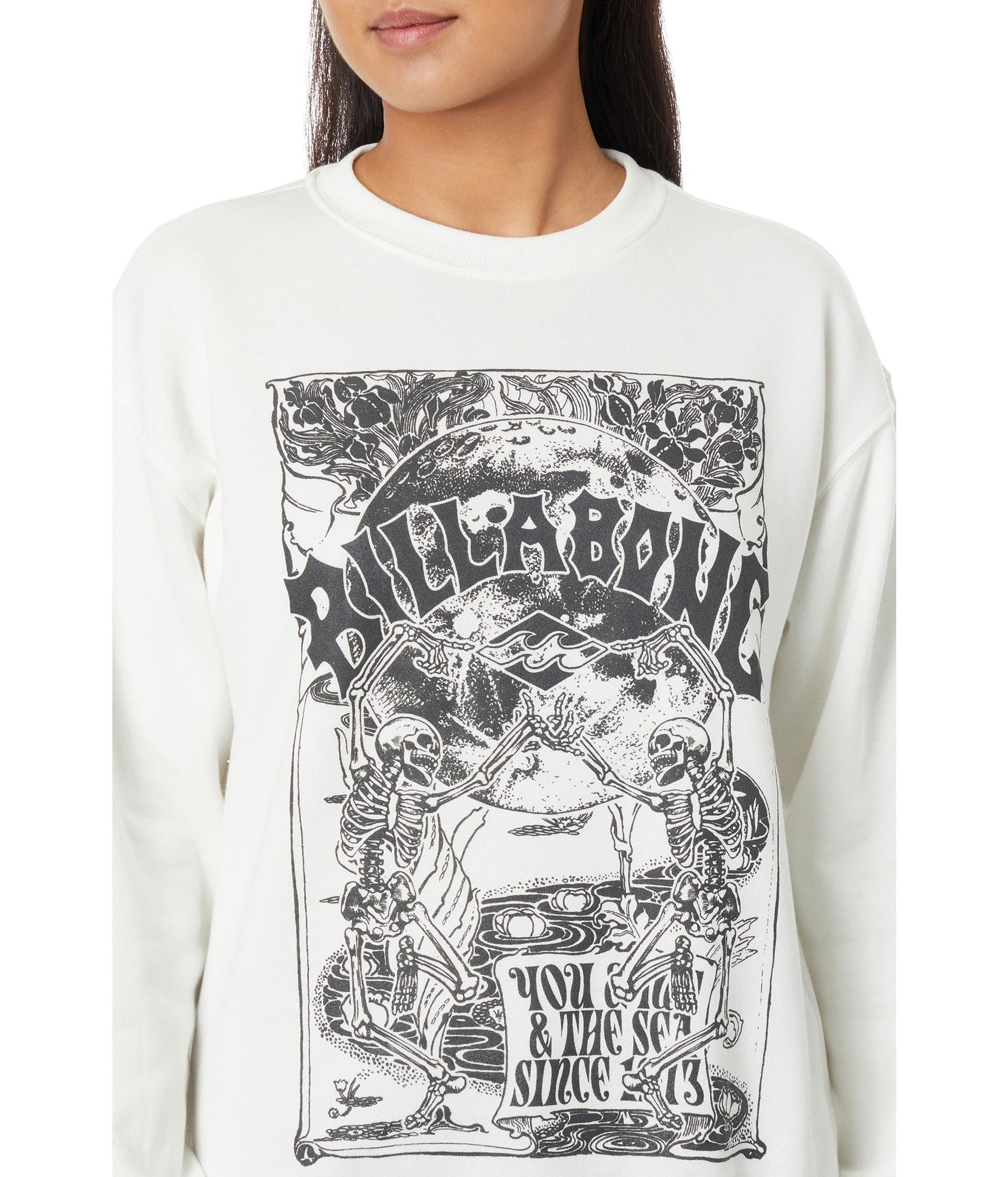 Billabong Women's Made in The Shade Graphic Sweatshirt - Soft Casual Pullover Hoodie for Everyday Wear, Street Style & Outdoor Activities